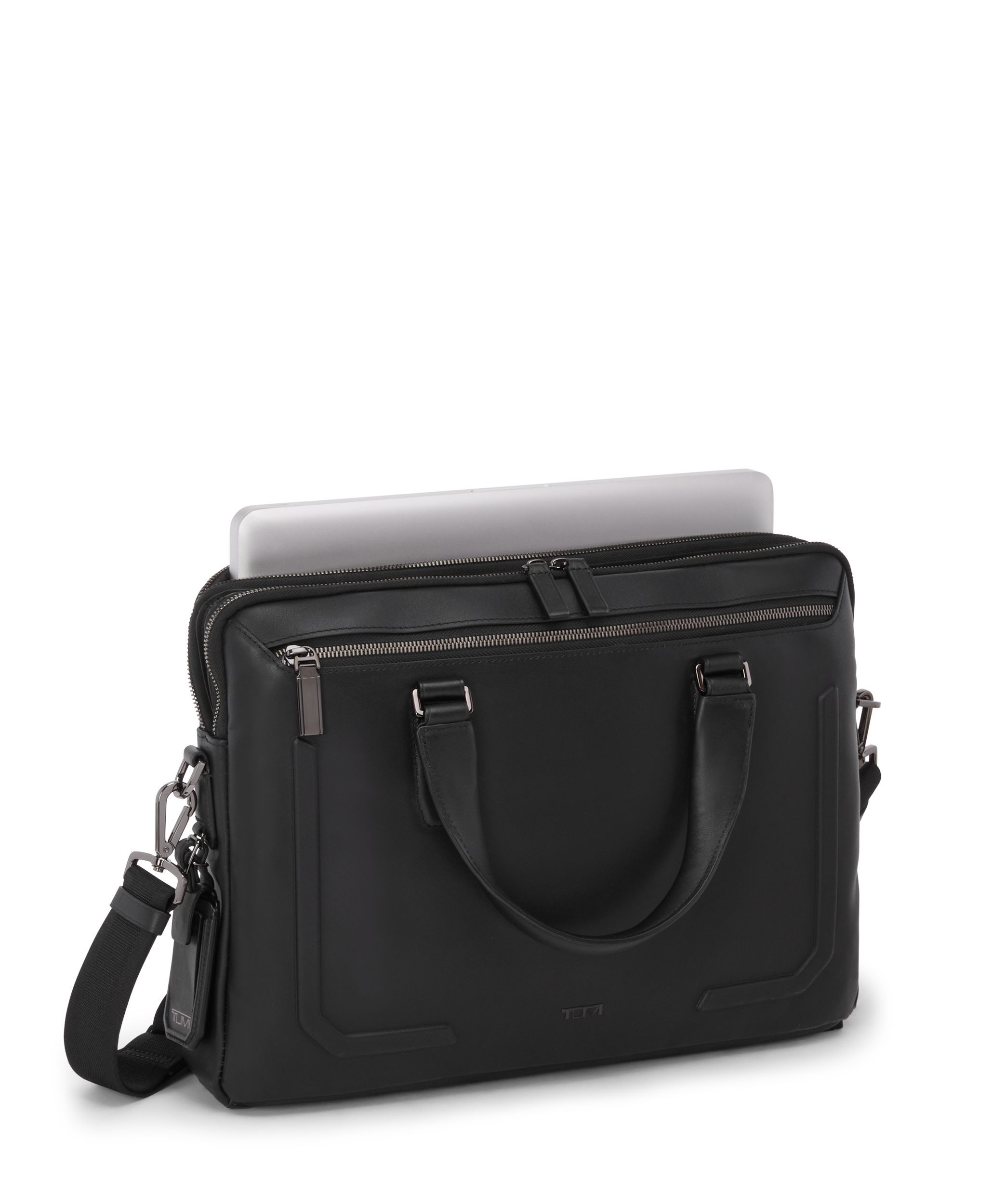 Sycamore Slim Brief in Black Bombe | Tumi Harrison | TUMI Singapore