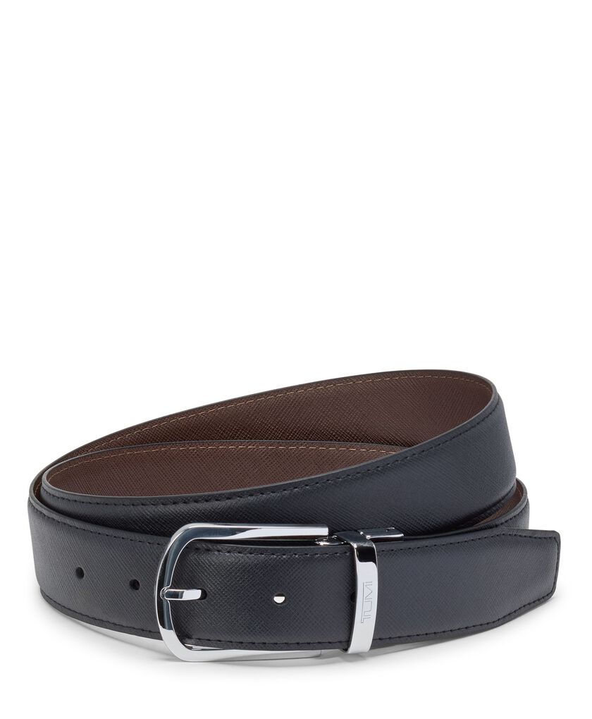 TUMI BELTS Horseshoe Reversible Saffiano Leather Belt 35mm OS44  hi-res | TUMI
