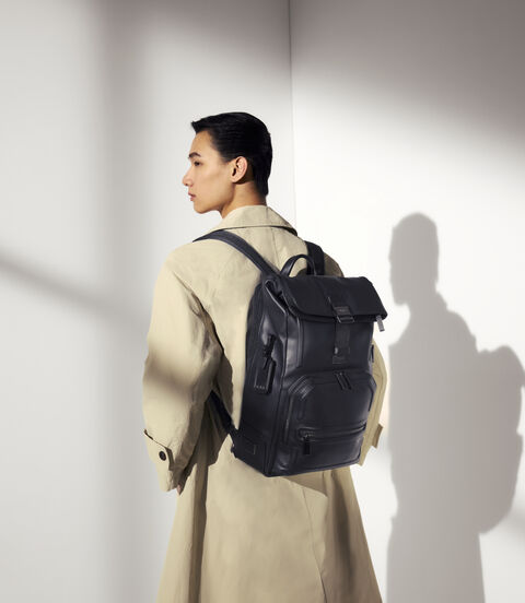 TUMI HARRISON Osborn Roll Top Backpack  lifestyle | TUMI