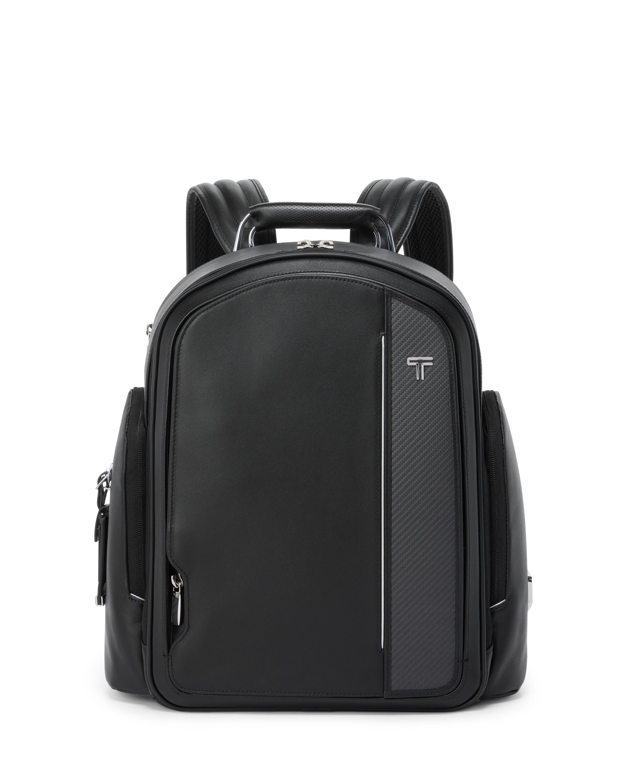 tumi　リュック　カーボン&レザー Larson Medium Backpack in Black | Arrivé | TUMI Singapore