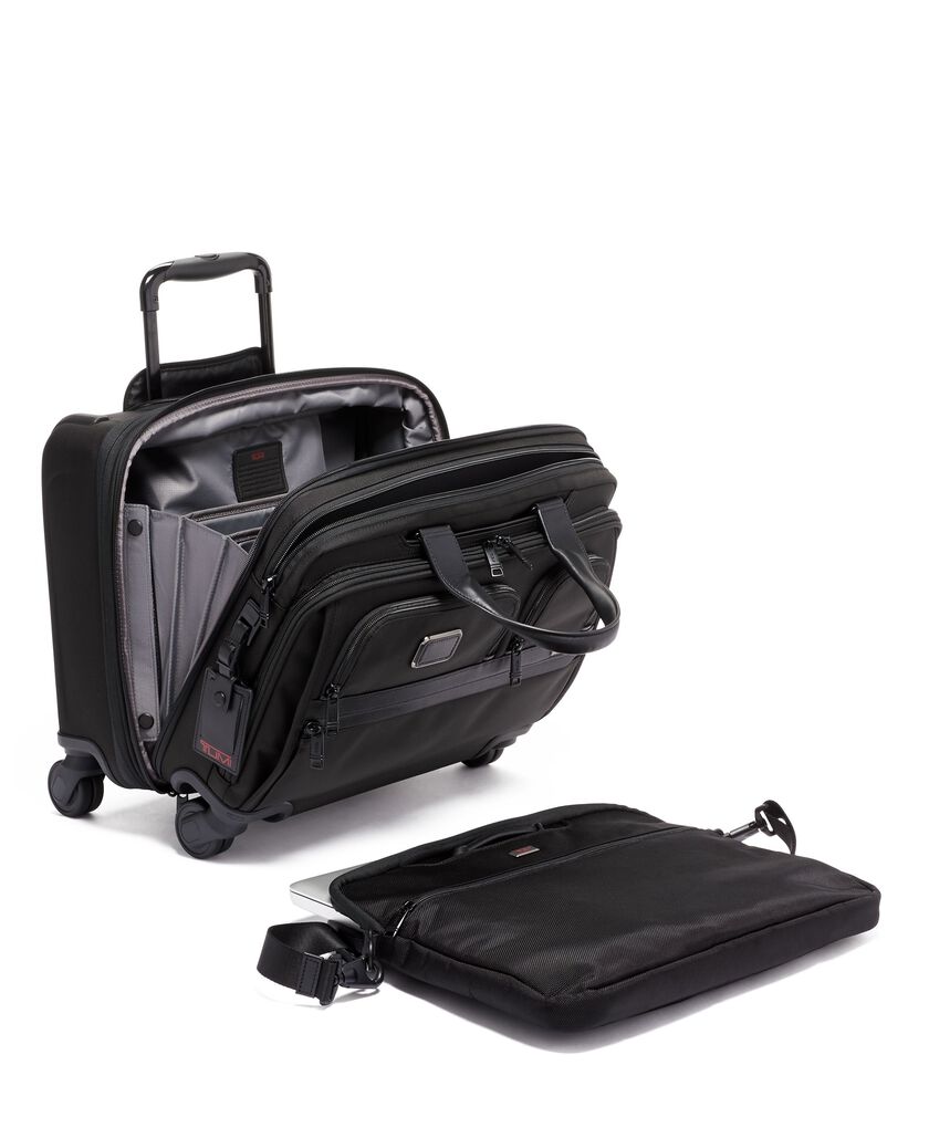 Delux 4 Wheeled Laptop Case Brief  hi-res | TUMI