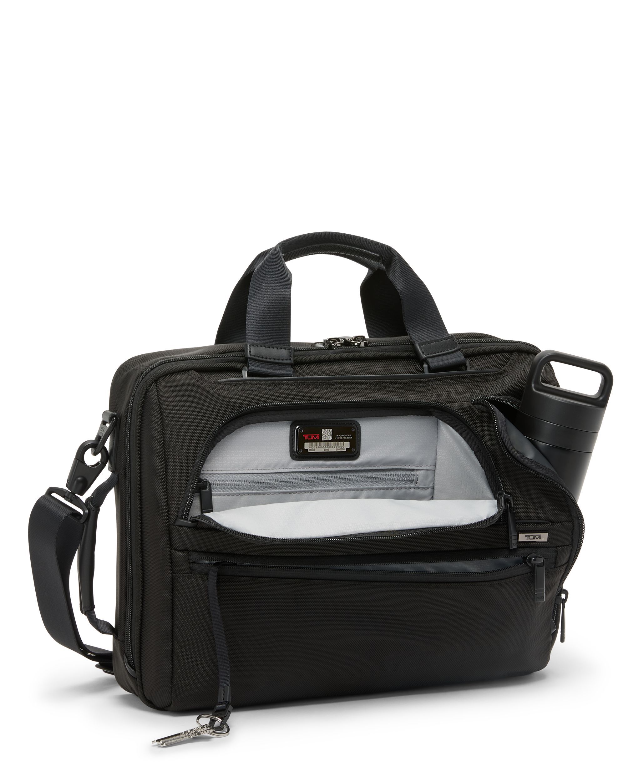 Three-Way Convertible Briefcase in Black | Tumi Alpha | TUMI Singapore