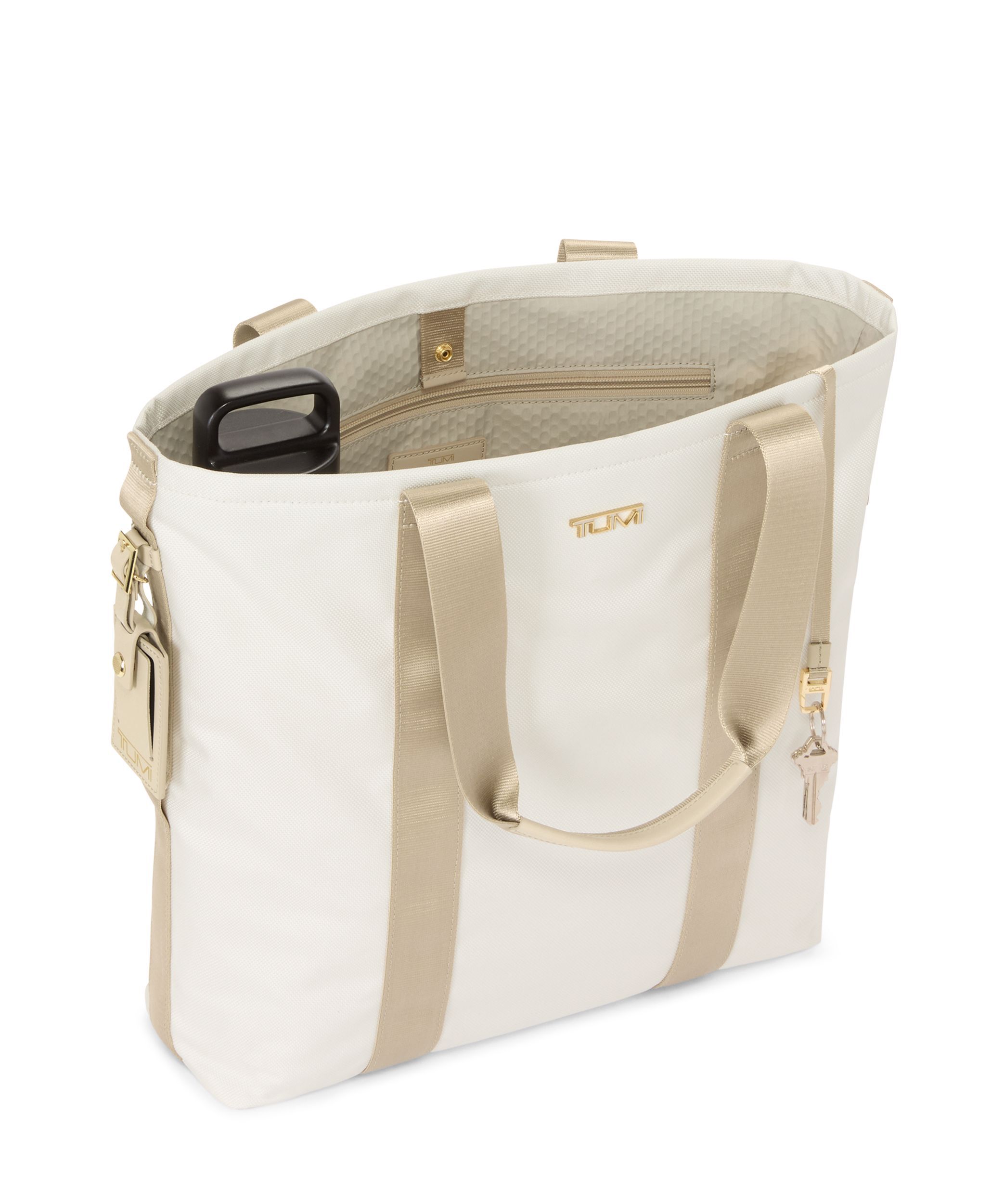 Essential North/South Tote in Off White/Tan | Tumi Sport | TUMI