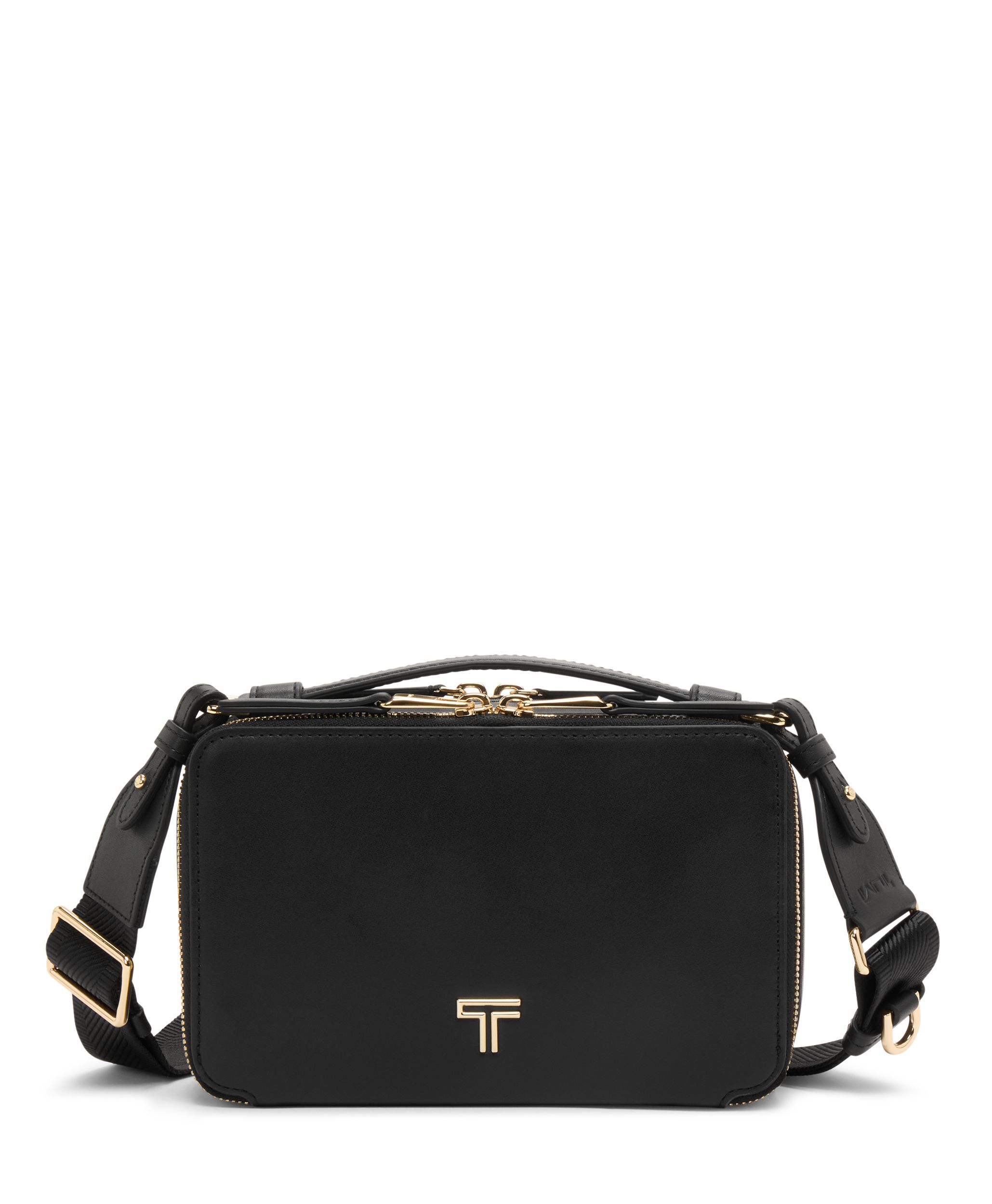 Myla Crossbody in Black/Light Gold | Voyageur | TUMI Singapore