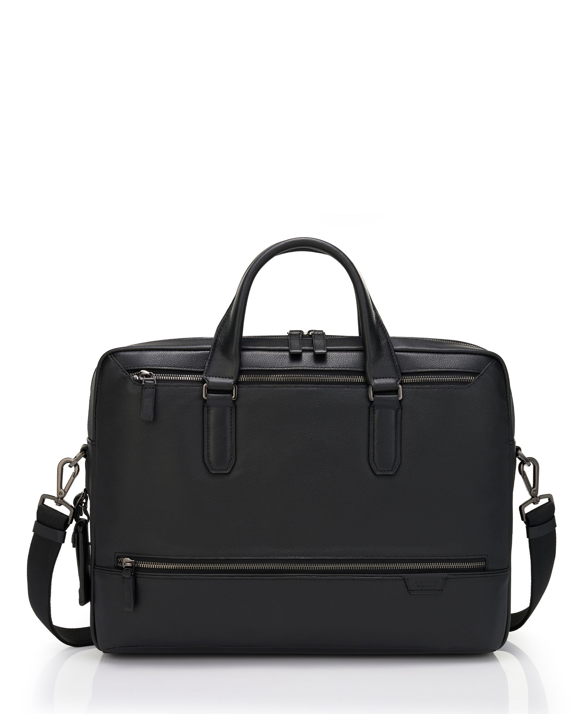 Avondale Top Zip Brief in Black | Tumi Harrison | TUMI Singapore