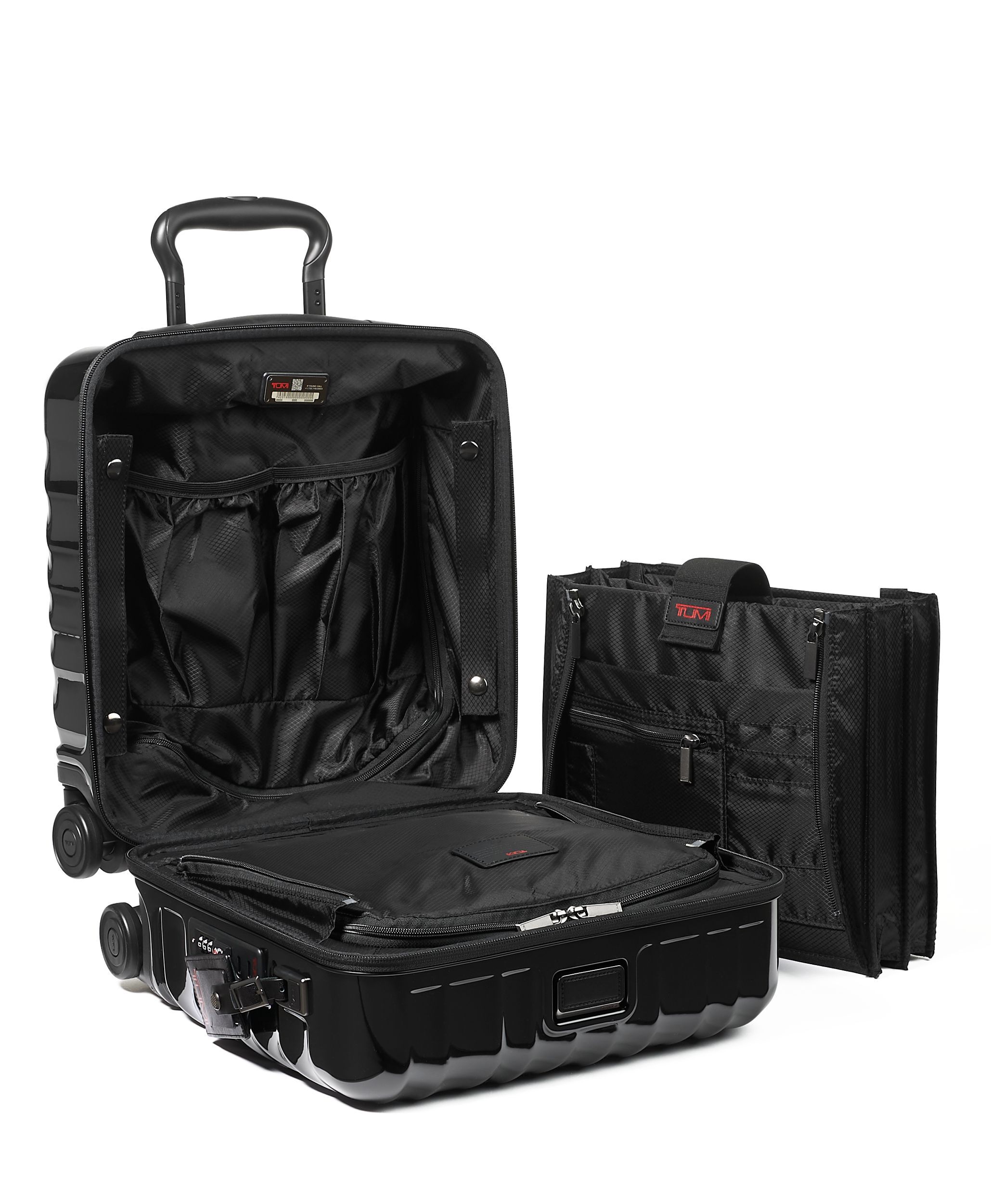 Small Compact 4 Wheeled Brief in Black | 19 Degree | TUMI Singapore