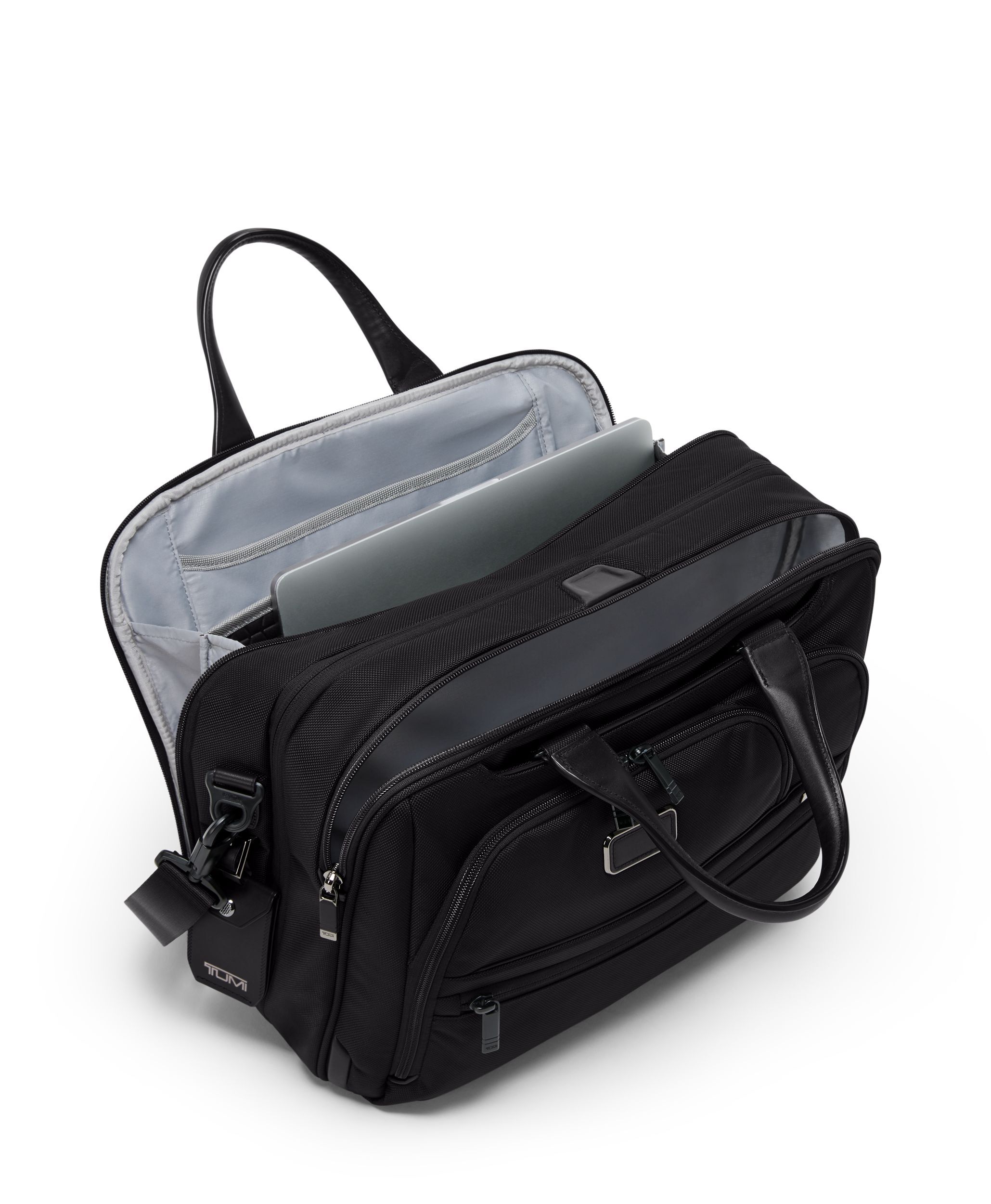 TUMI Expandable Laptop Brief 黒 Medium 15