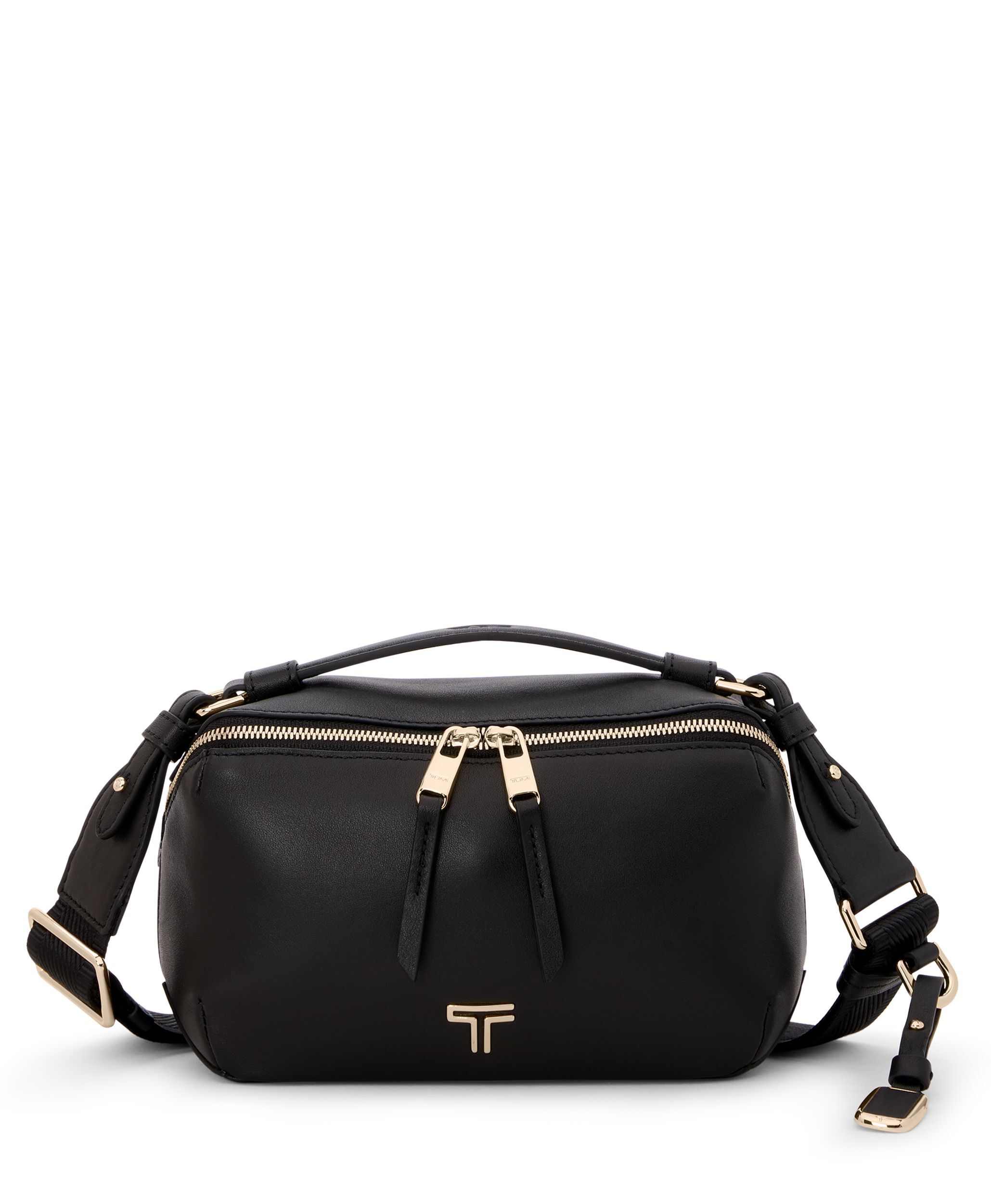 Berlin Crossbody in Black/Light Gold | Voyageur | TUMI Singapore