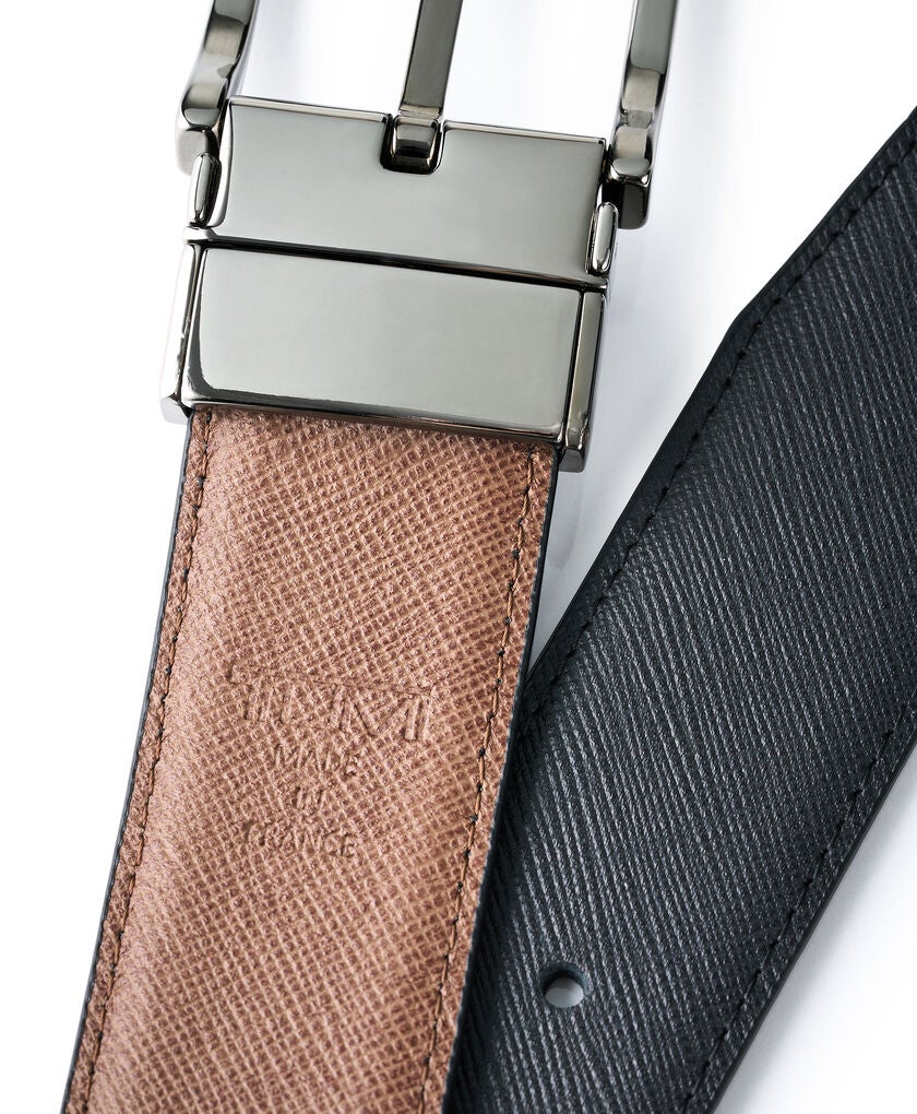 TUMI BELTS Rectangle Reversible Saffiano Leather Belt 35mm OS44  hi-res | TUMI