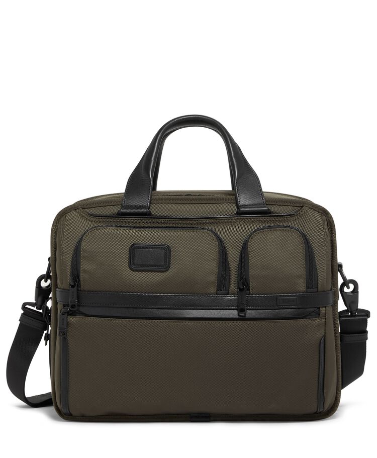 TUMI ALPHA Expandable Organizer Laptop Brief  hi-res | TUMI