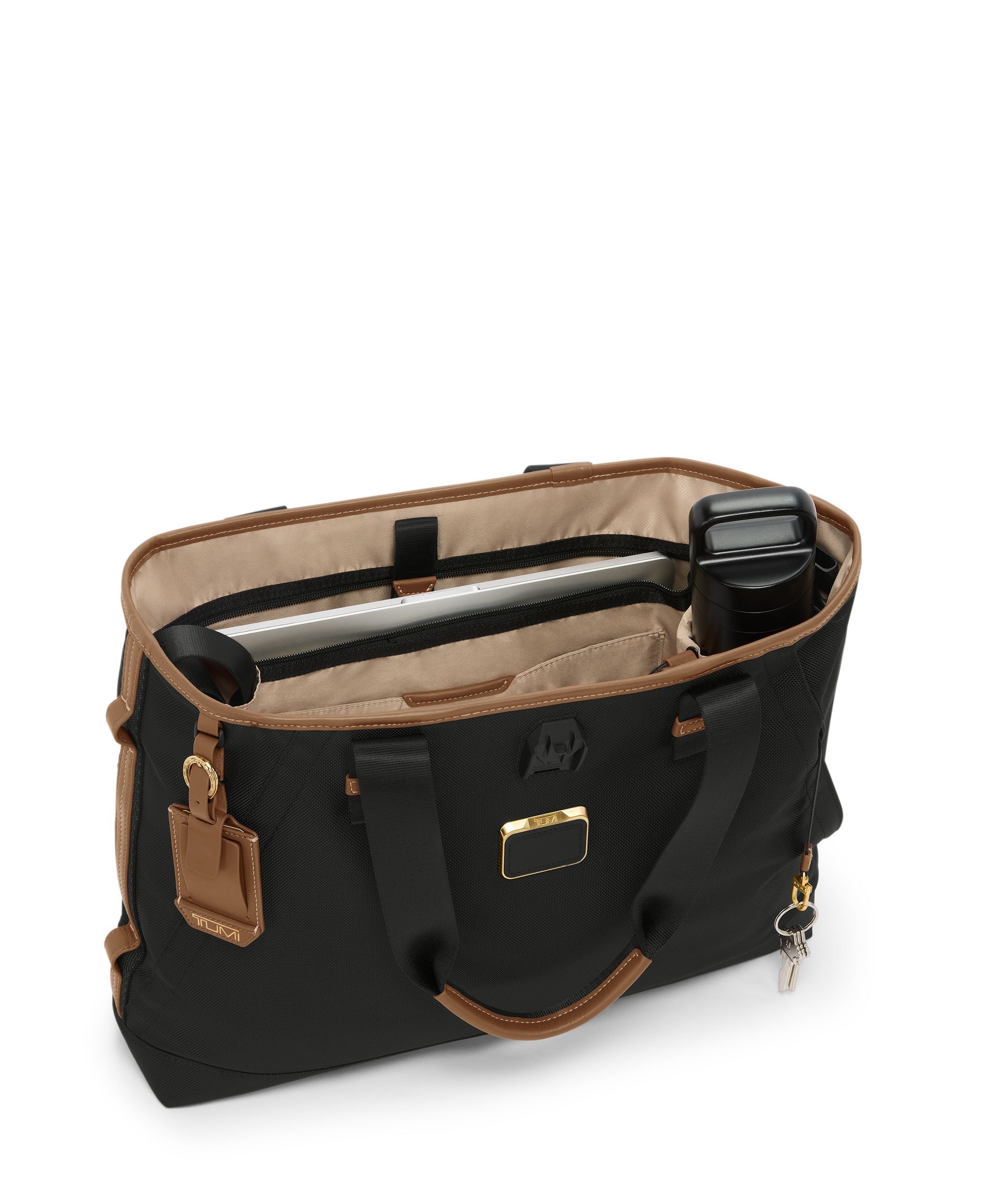 Retreat Tote in Black/Bridle | Alpha | TUMI Singapore