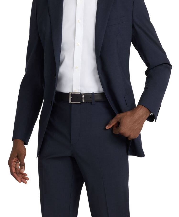 TUMI BELTS Rectangle Reversible Saffiano to Smooth Leather Belt 35mm OS44  hi-res | TUMI