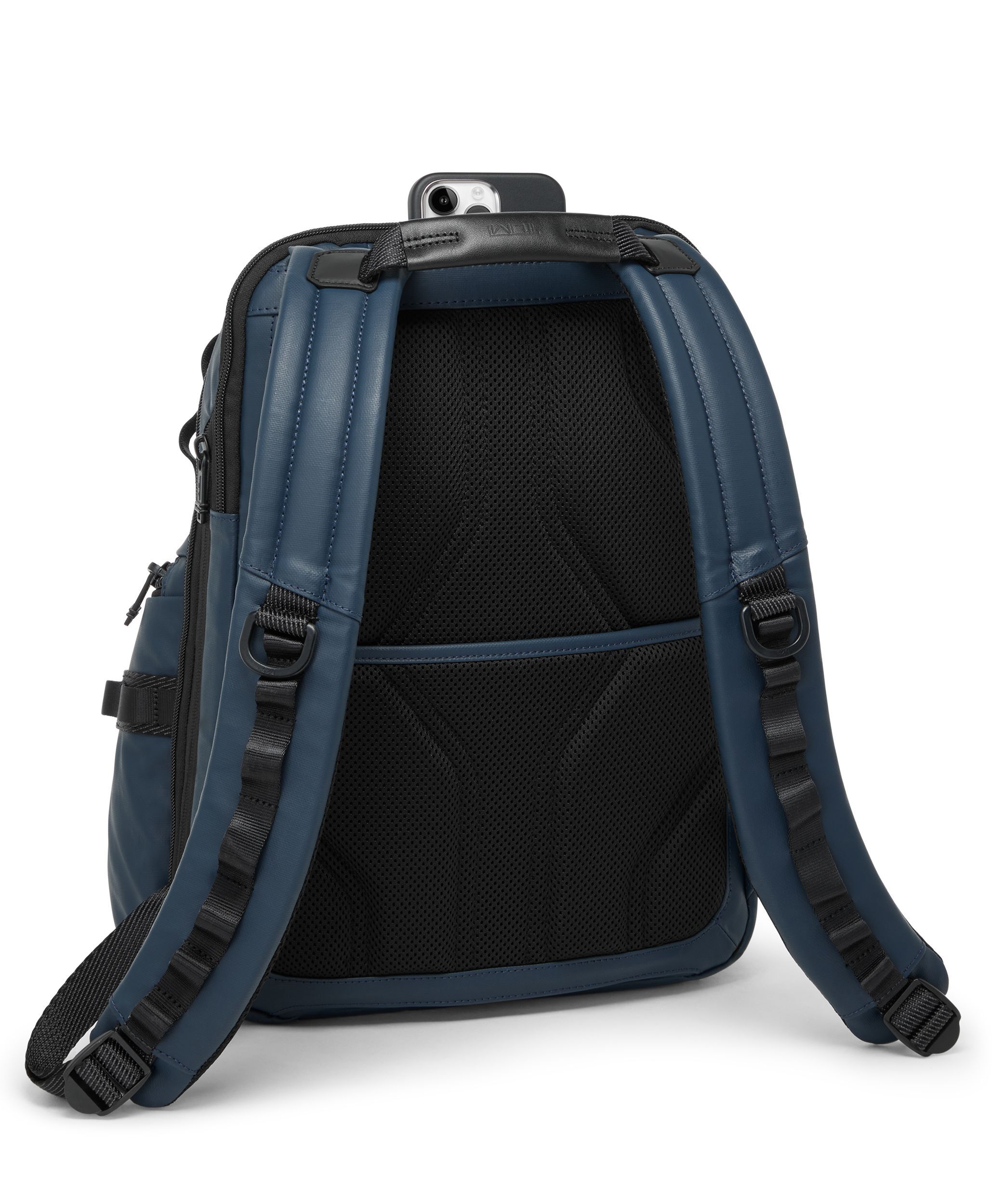 Navigation Backpack in Navy Coated Canvas | Alpha Bravo | TUMI