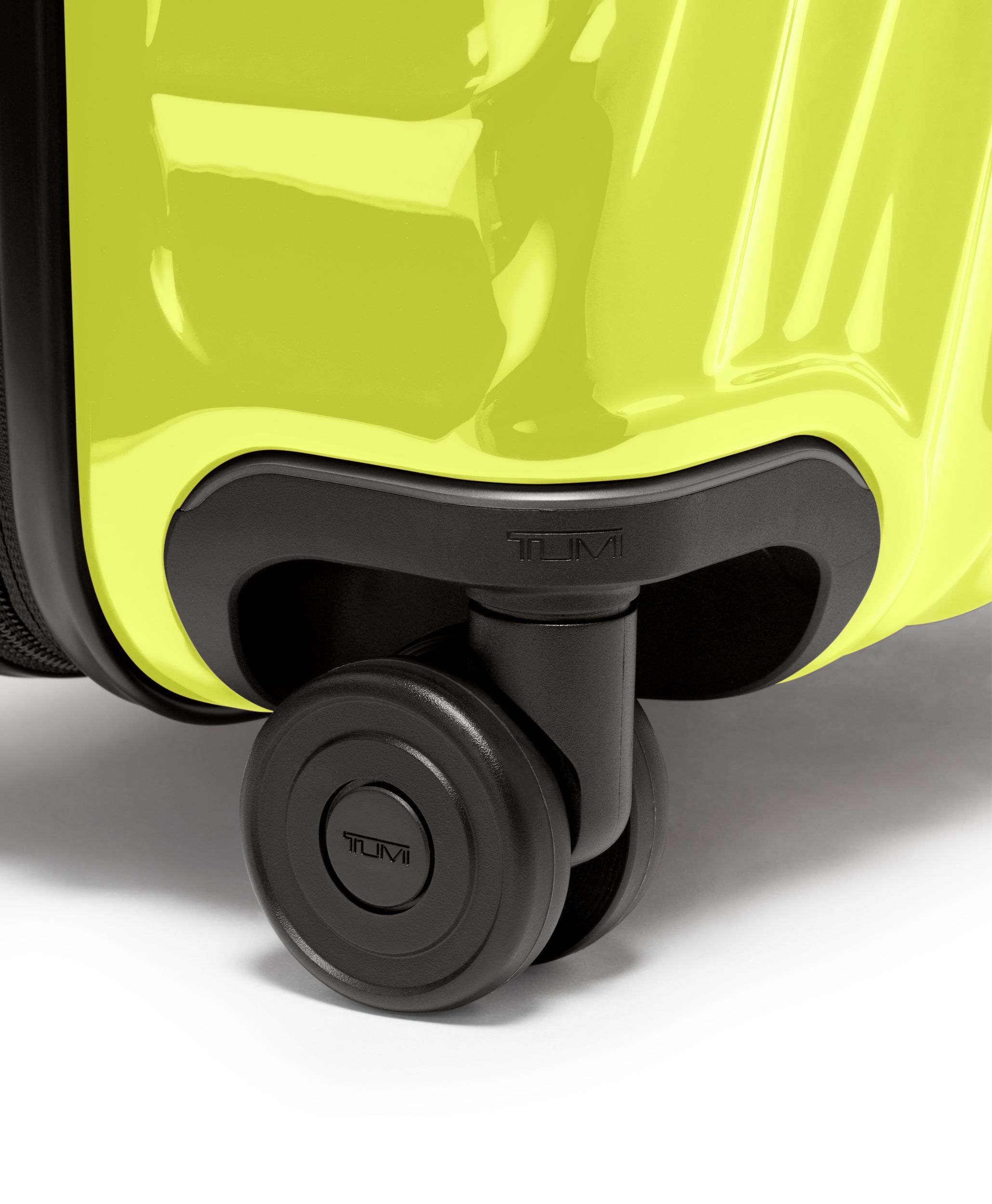 Tumi yellow store luggage