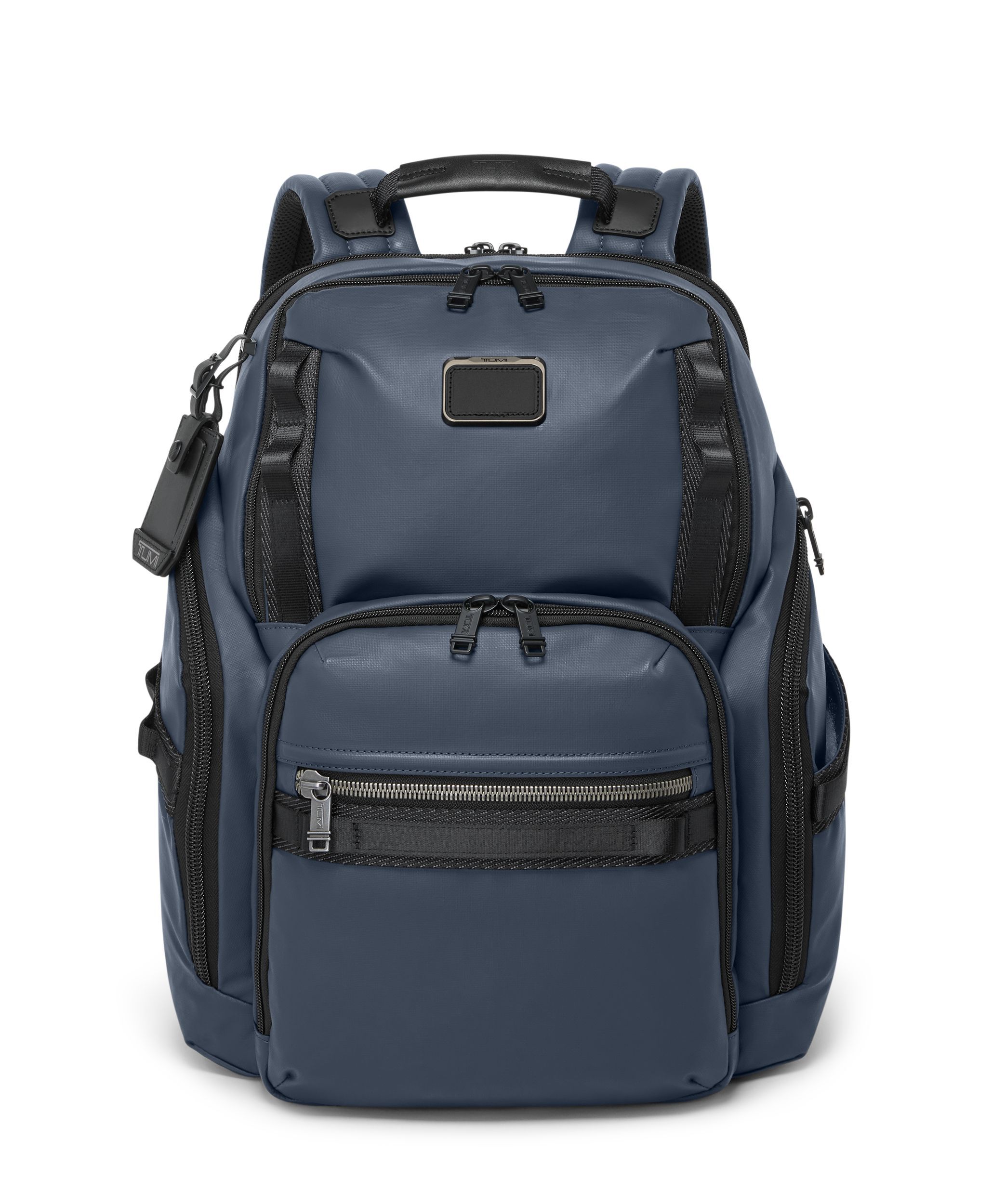 TUMI ALPHA BRAVO 22681BTH 青×茶　ラゲージタグ欠品 限定色 最新型 新品 TUMI トゥミ ALPHA シリーズ用 ネームタグ