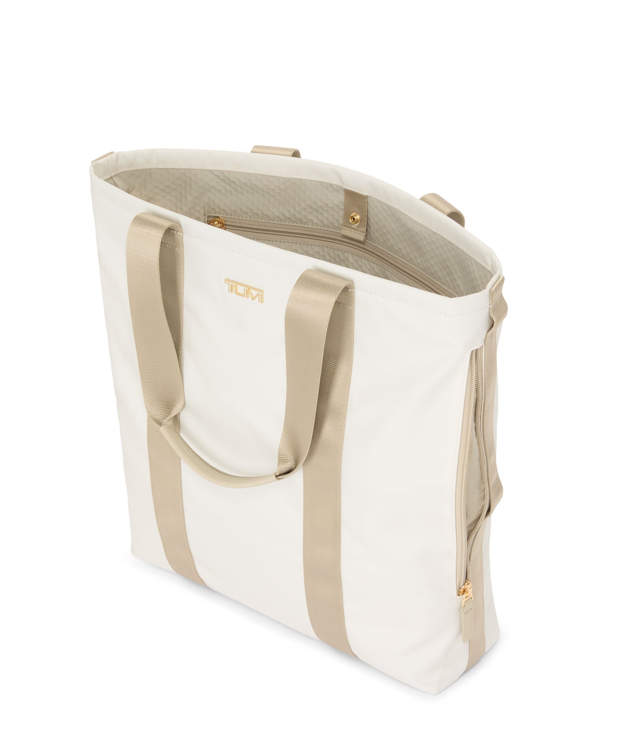 Essential North/South Tote in Off White/Tan | Tumi Sport | TUMI