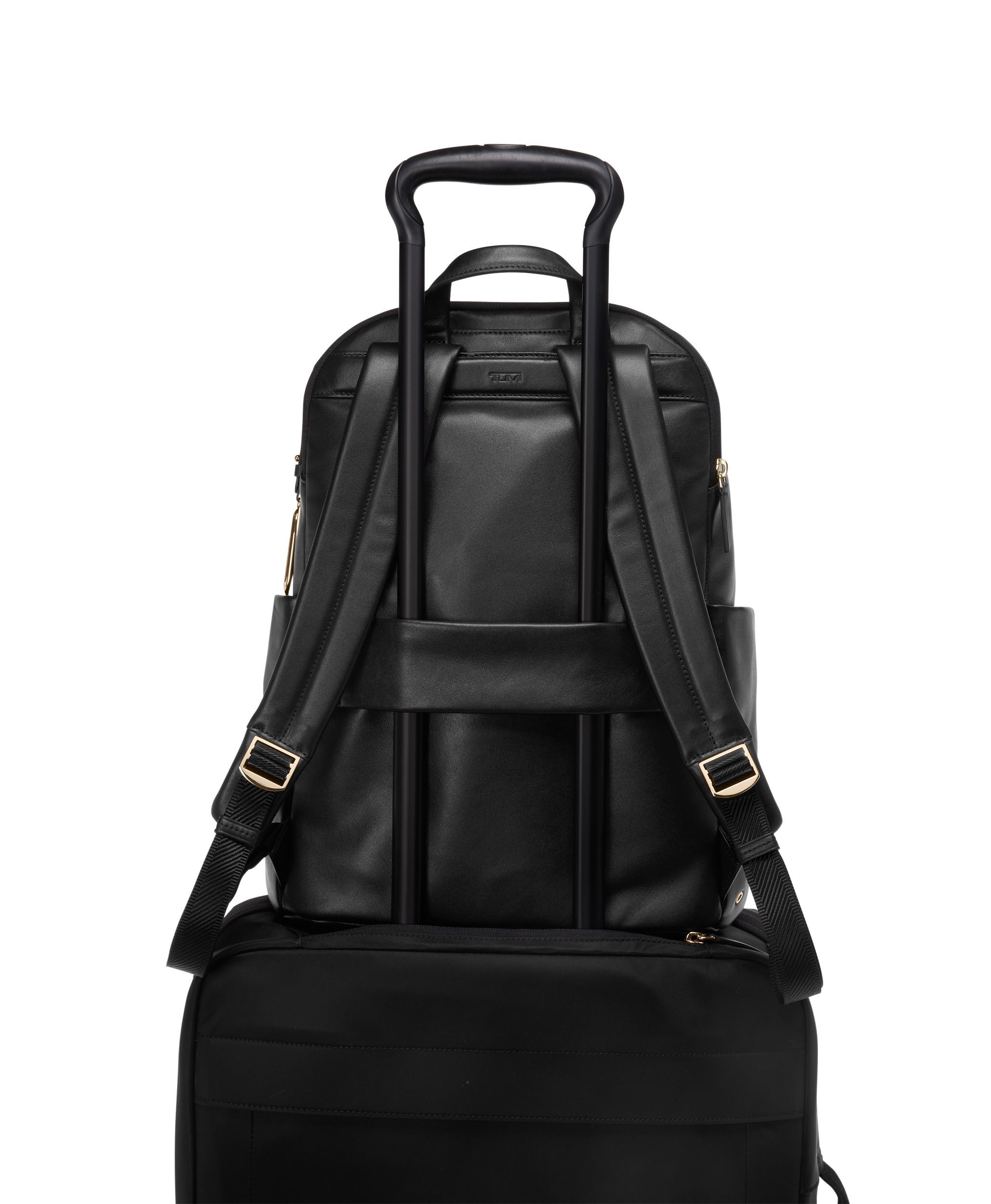 Raina Backpack in Black/Light Gold | Voyageur | TUMI Singapore