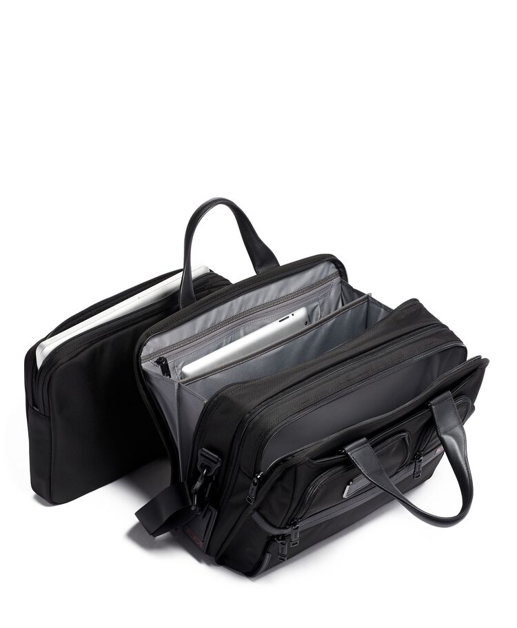 TUMI ALPHA Expandable Organizer Laptop Brief  hi-res | TUMI