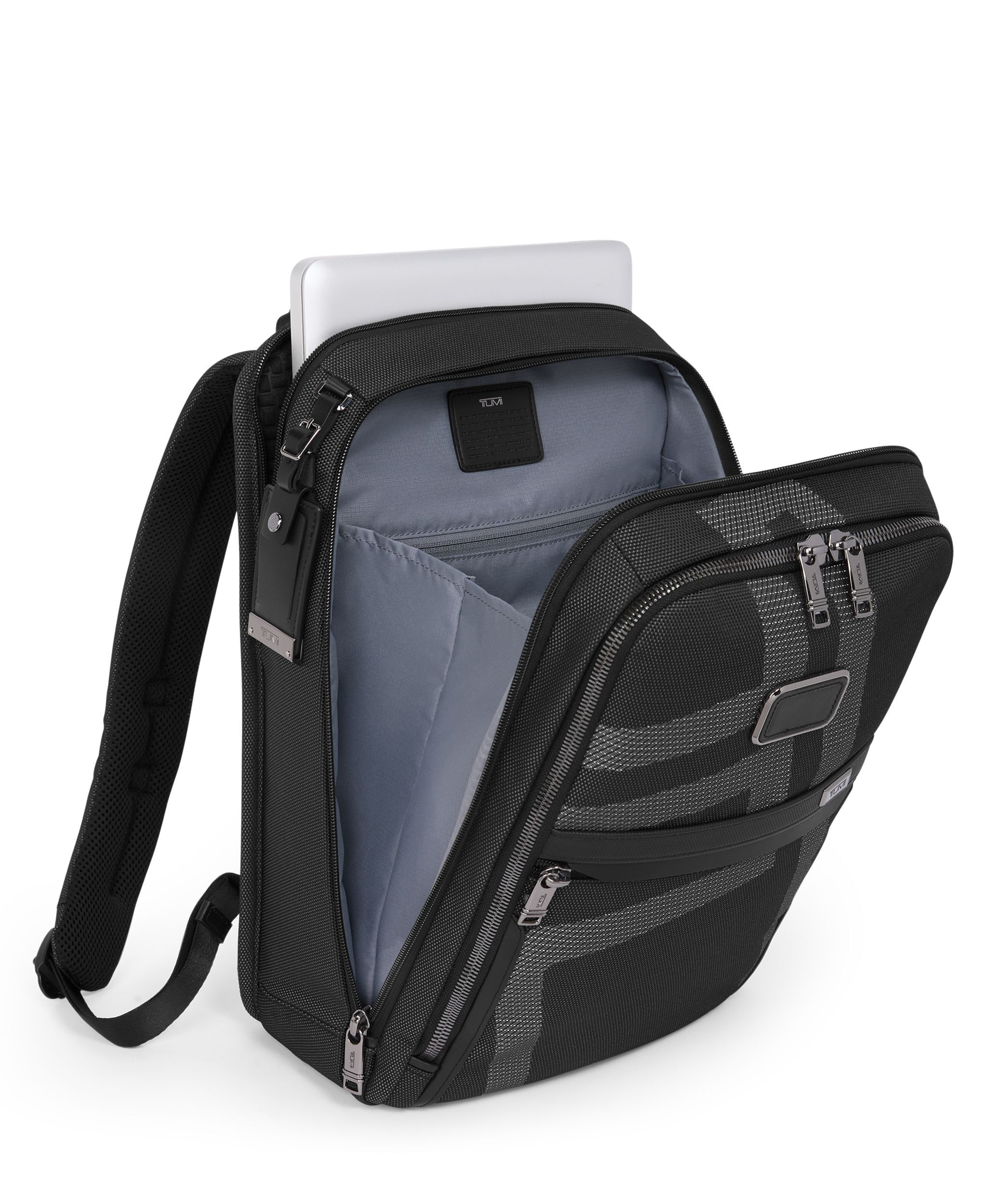 Slim Backpack in Reflective Tumi Jacquard | Tumi Alpha
