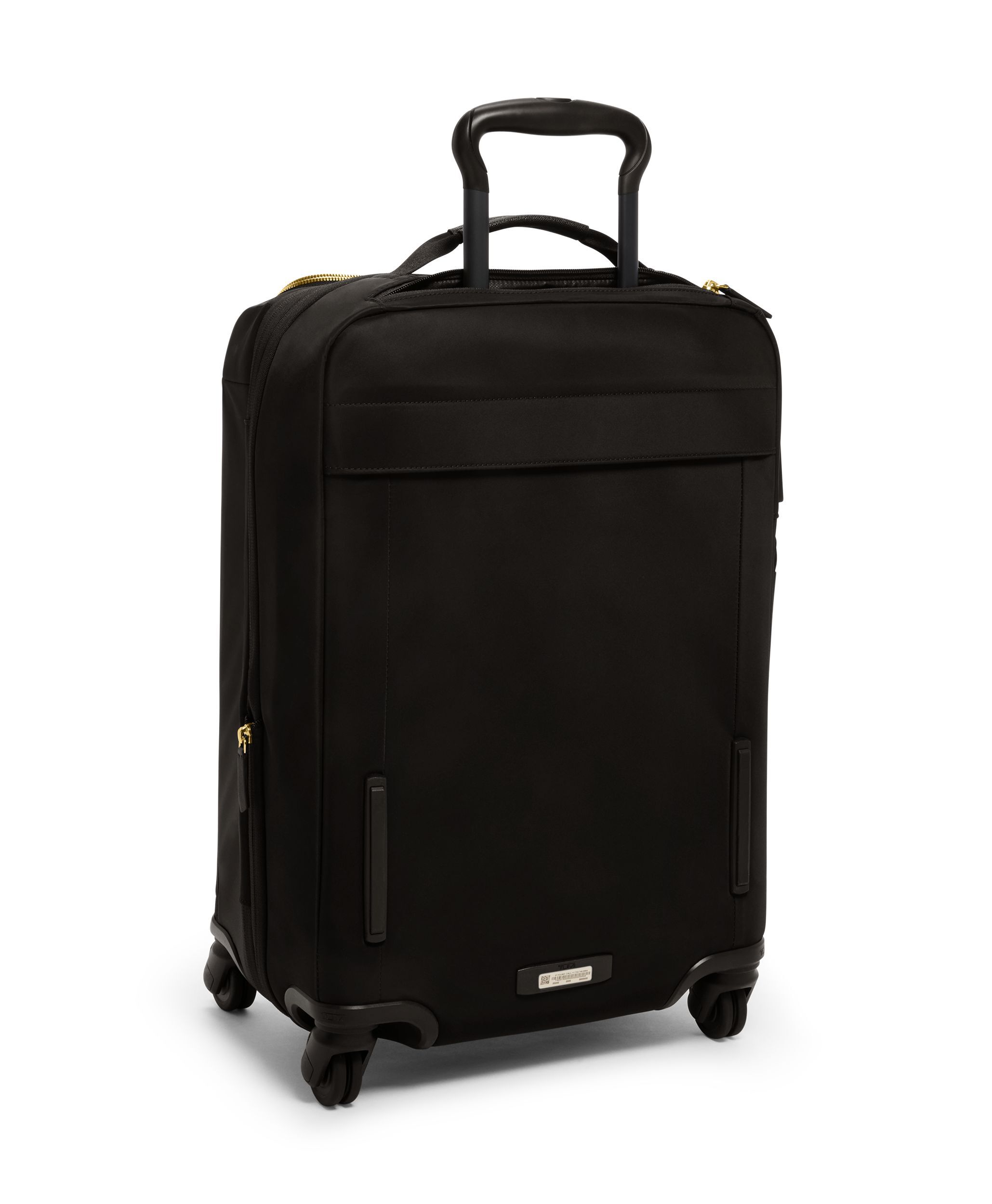 Leger International Expandable Carry On in Black/Gold | Voyageur