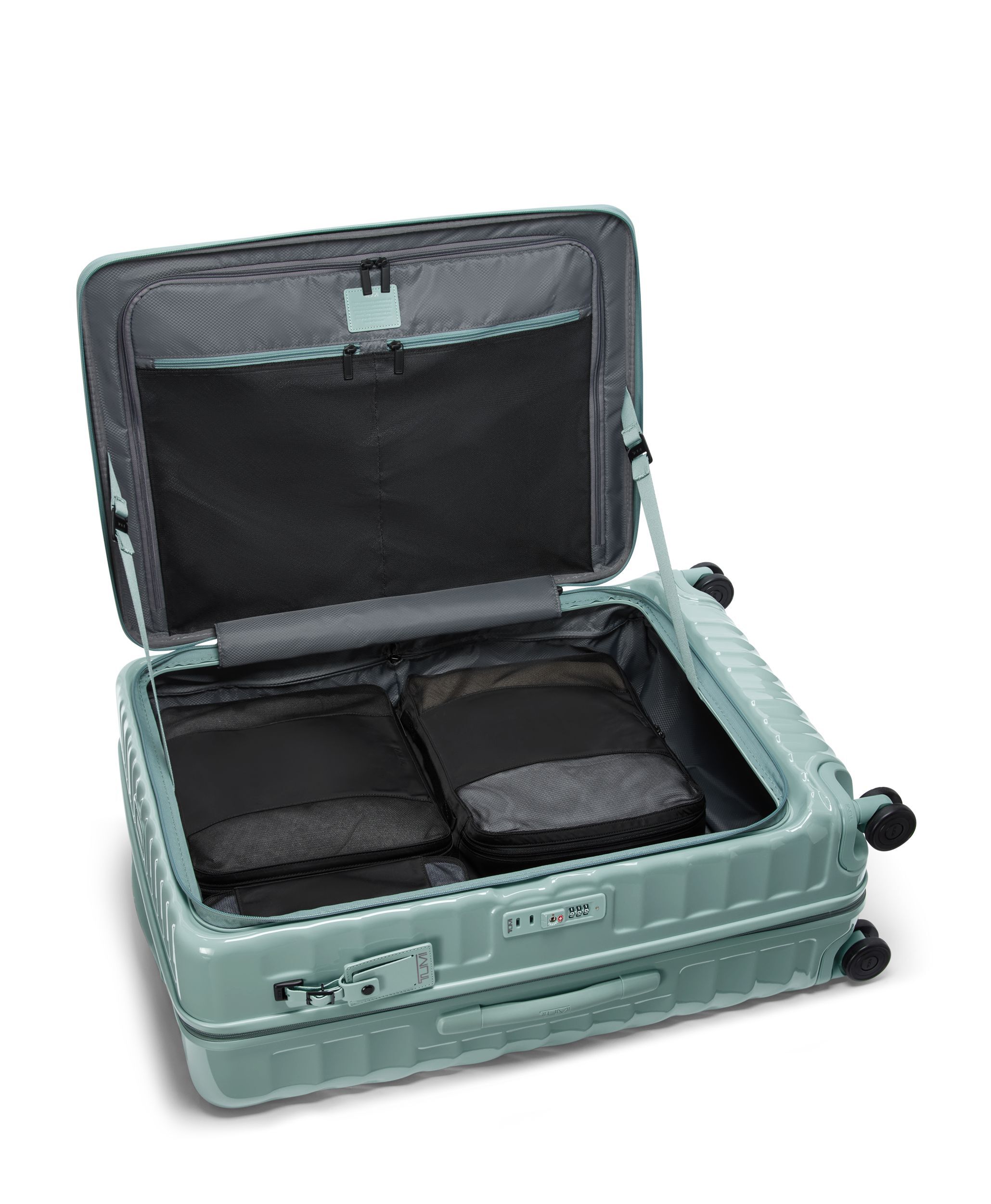 Large Front Access Expandable Checked in Thyme | 19 Degree | TUMI