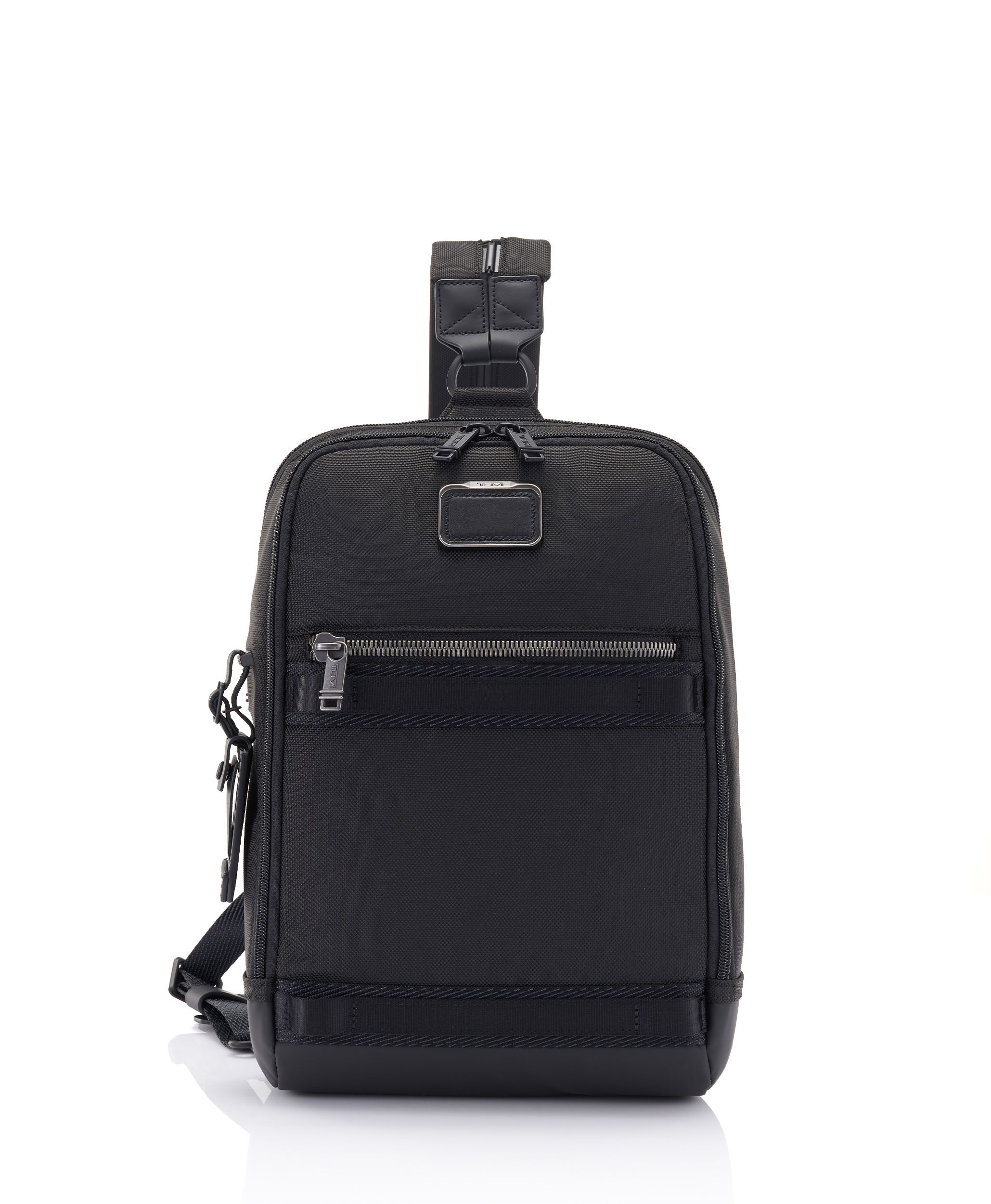 Compact Backpack Sling in Black | Alpha Bravo | TUMI Singapore