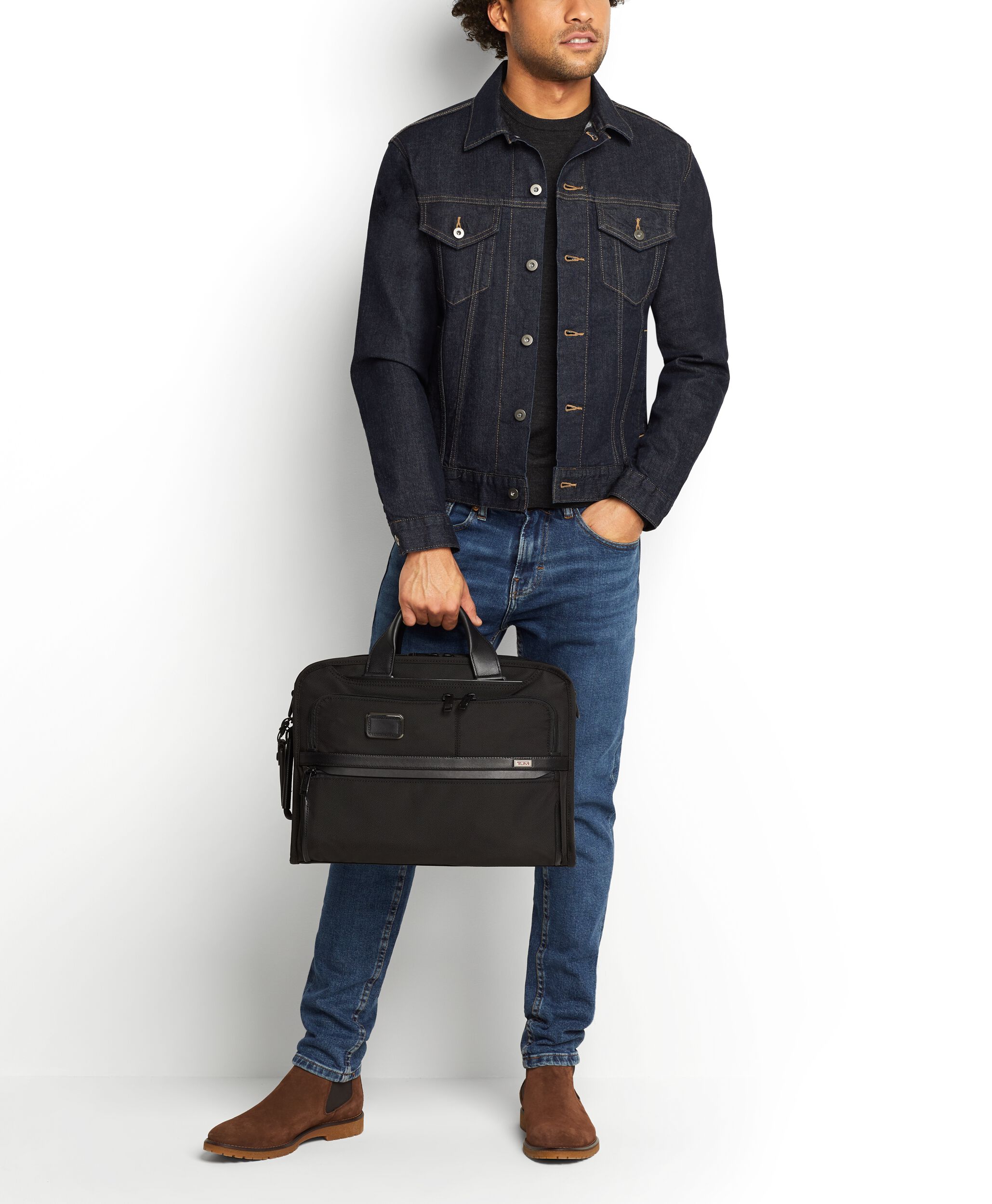 Tumi briefcase 2025 slim
