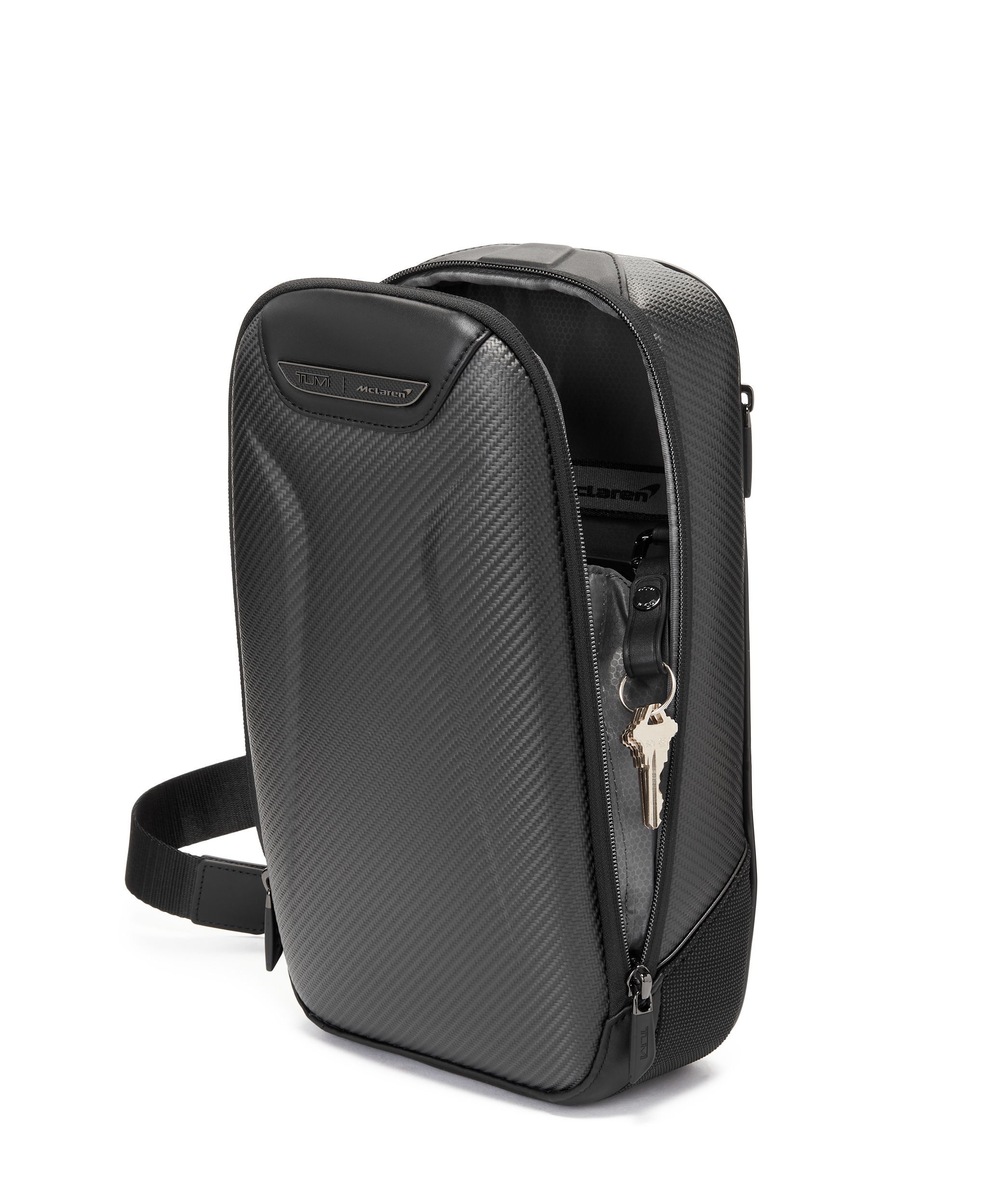 Torque Sling in Carbon | Tumi I Mclaren | TUMI Singapore