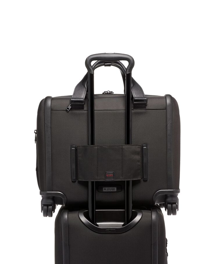 TUMI ALPHA Deluxe 4 Wheeled Laptop Case Brief  hi-res | TUMI