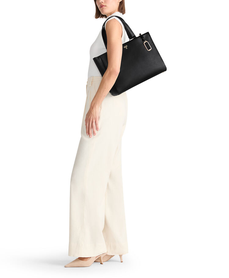 Vail Medium Tote in Black/Light Gold | Voyageur | TUMI Singapore