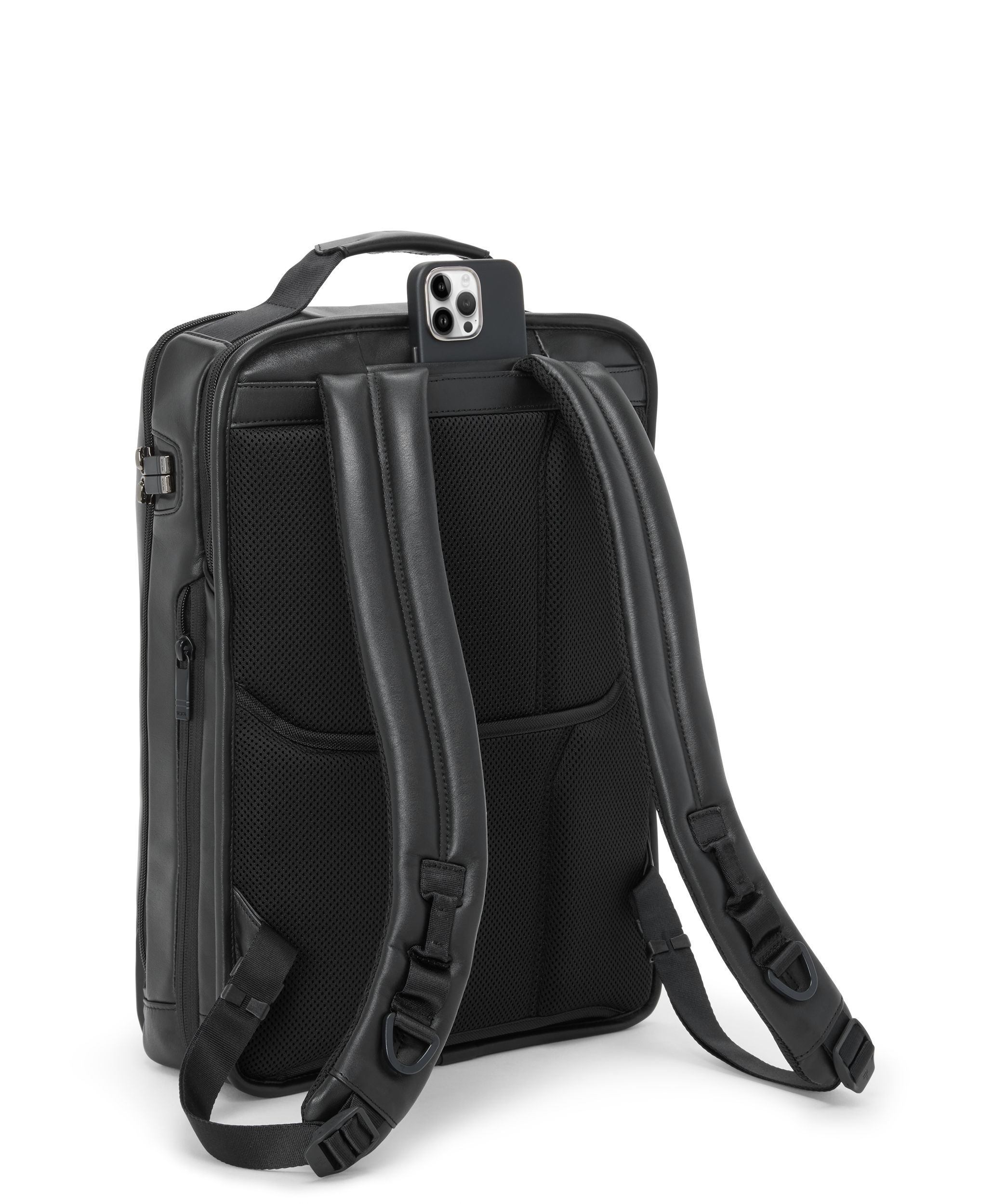 Large 17” Expandable Backpack in Black | Tumi Alpha | TUMI Singapore