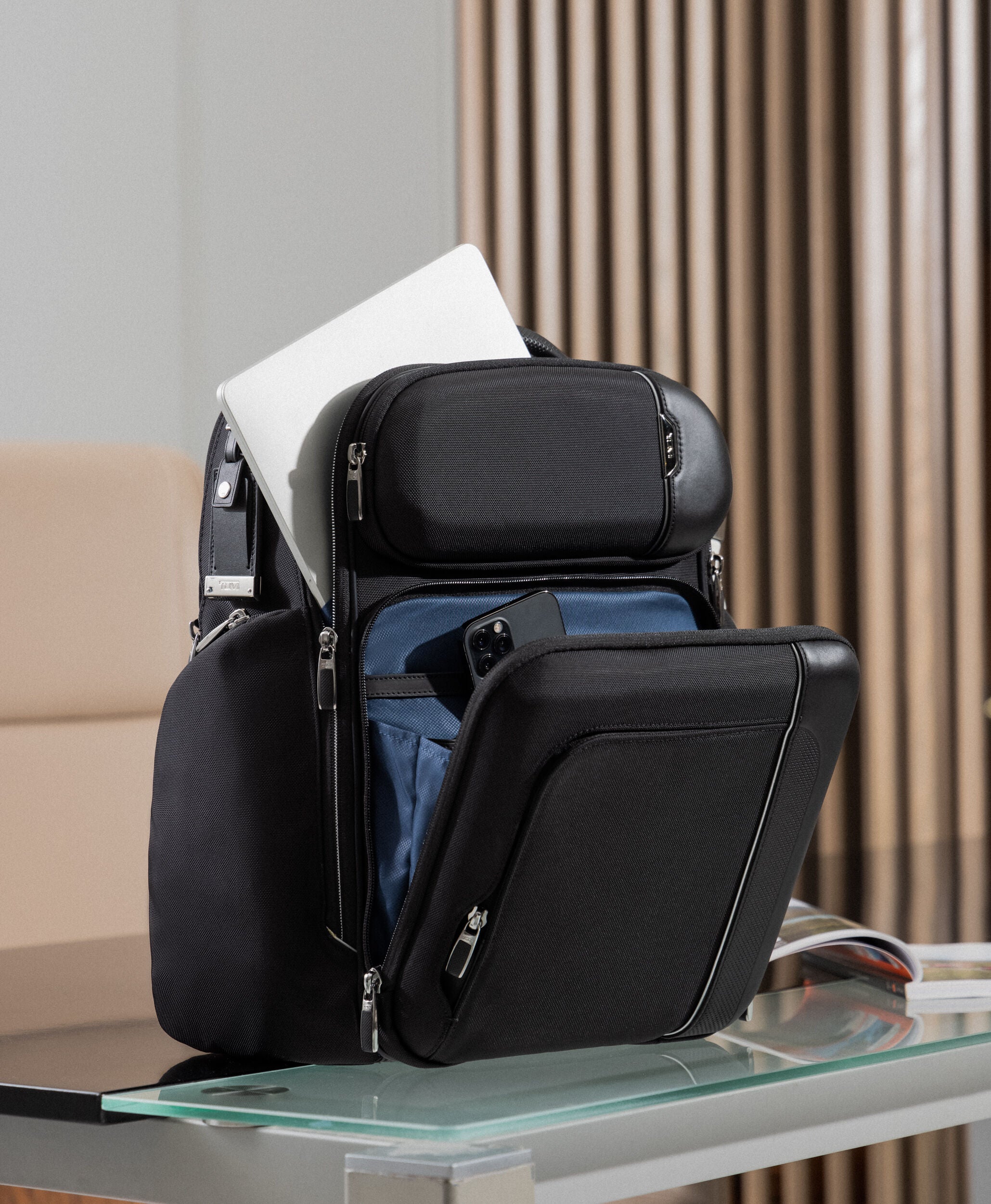 barker backpack leather