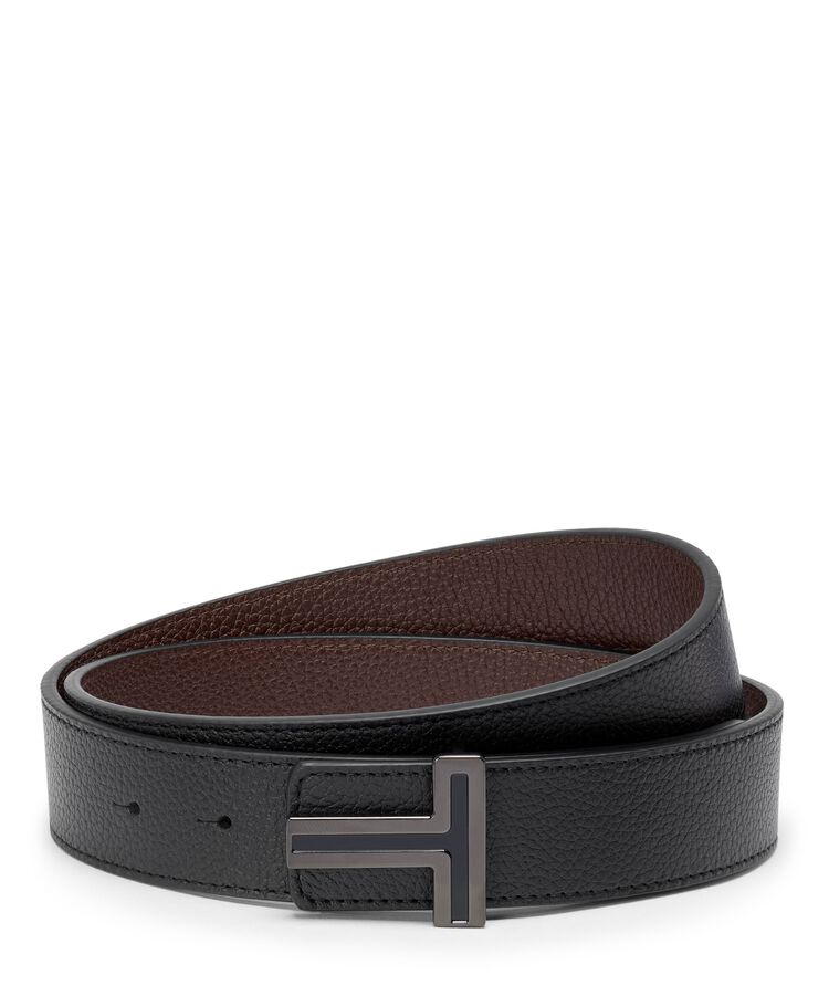 TUMI BELTS T Buckle Reversible Leather Belt 35mm 36  hi-res | TUMI