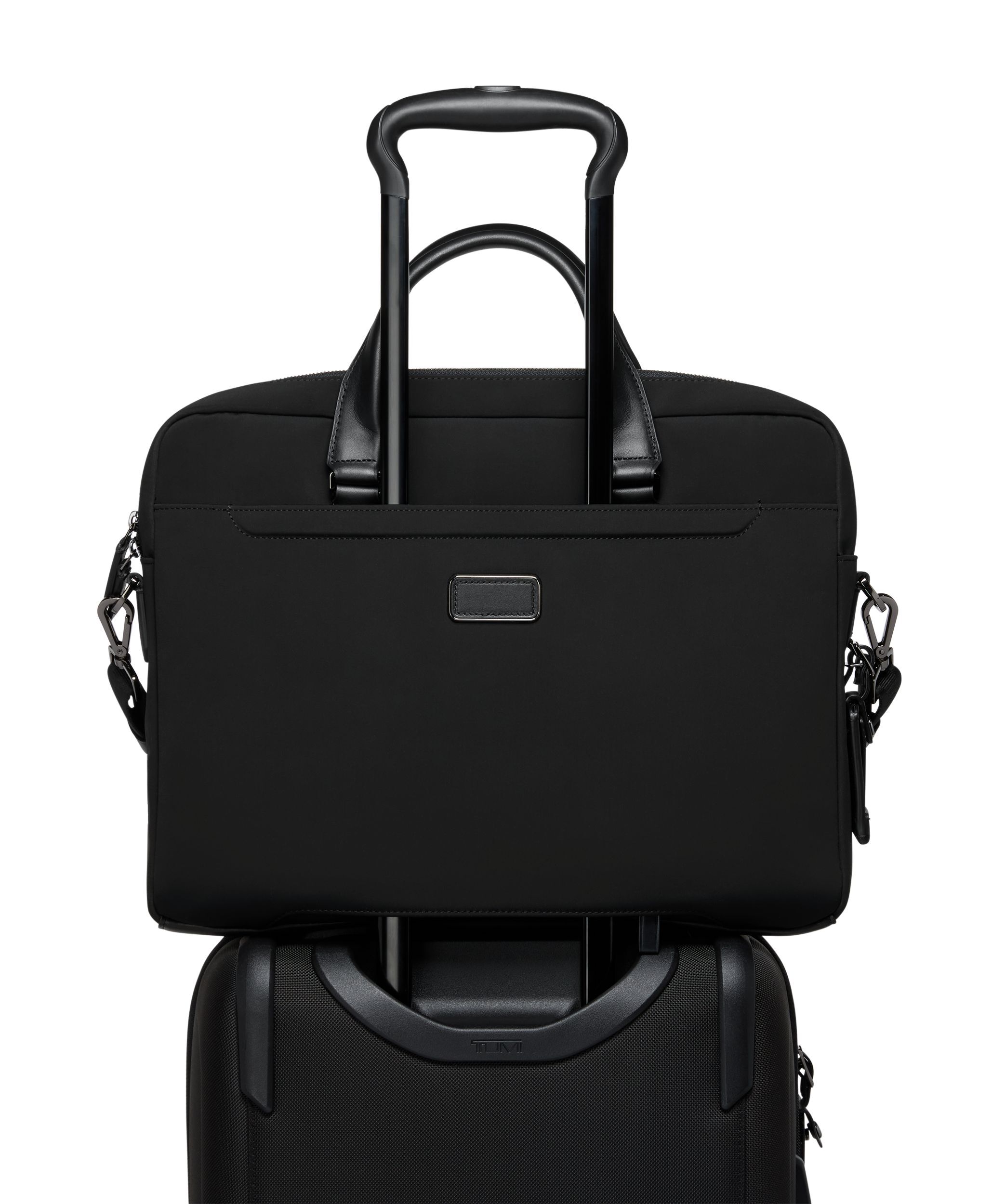 Avondale Top Zip Brief in Midnight Black | Tumi Harrison | TUMI
