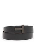 T Buckle Reversible Leather Belt, 35mm, 40