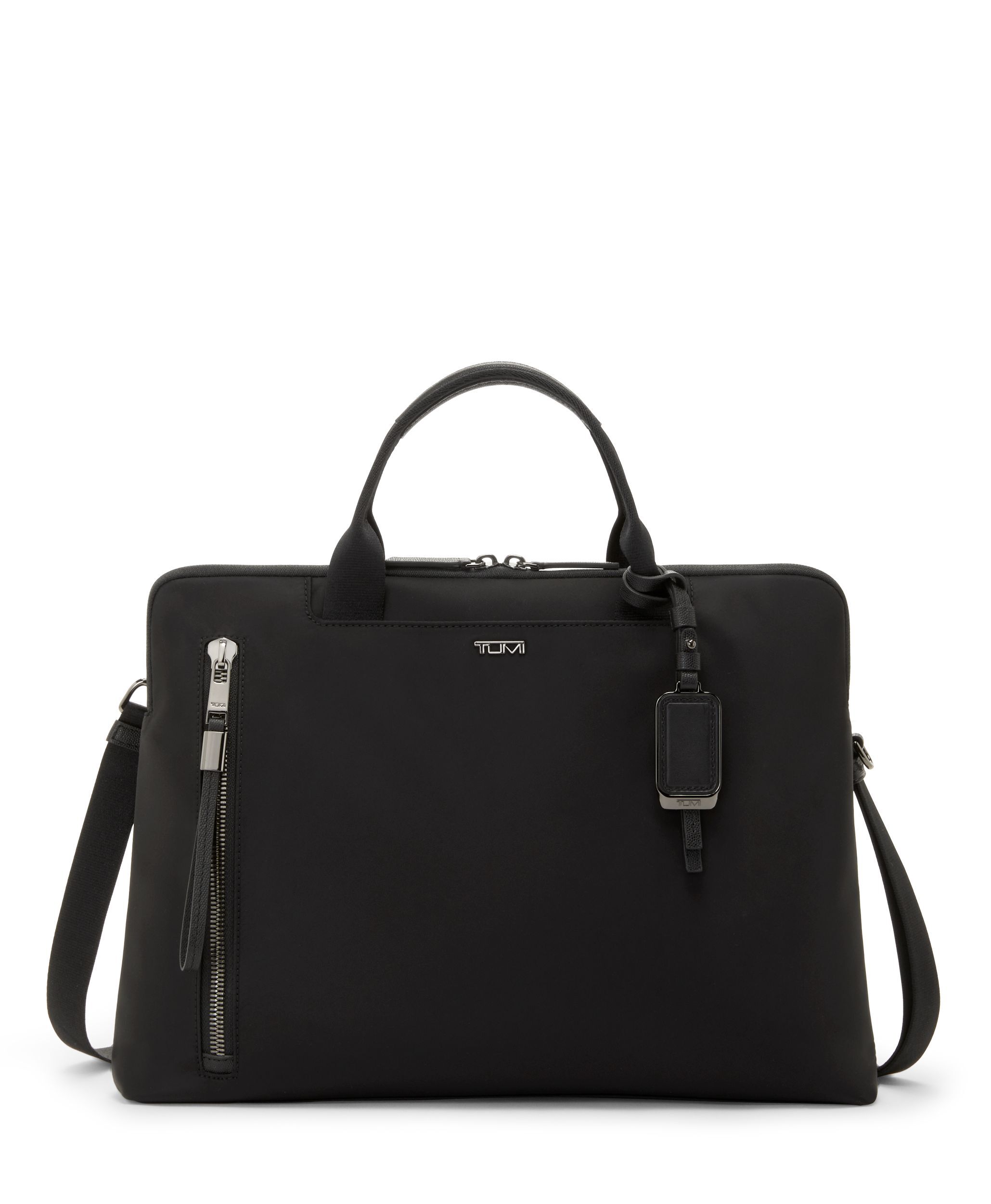 Benin Laptop Carrier in Black/Gunmetal | Voyageur | TUMI Singapore