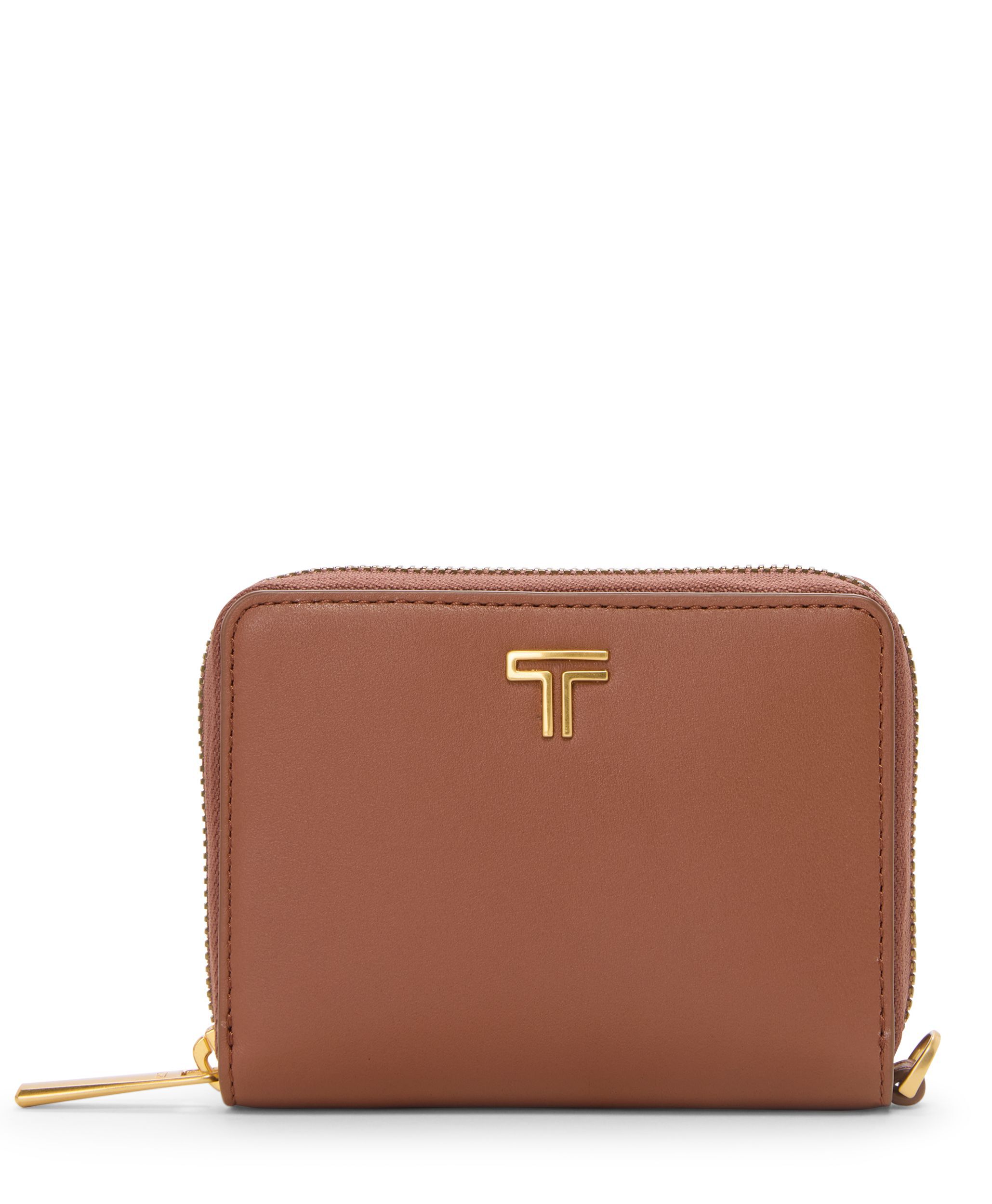 Trifold Zip Around Wallet in Sienna | Belden Slg | TUMI Singapore