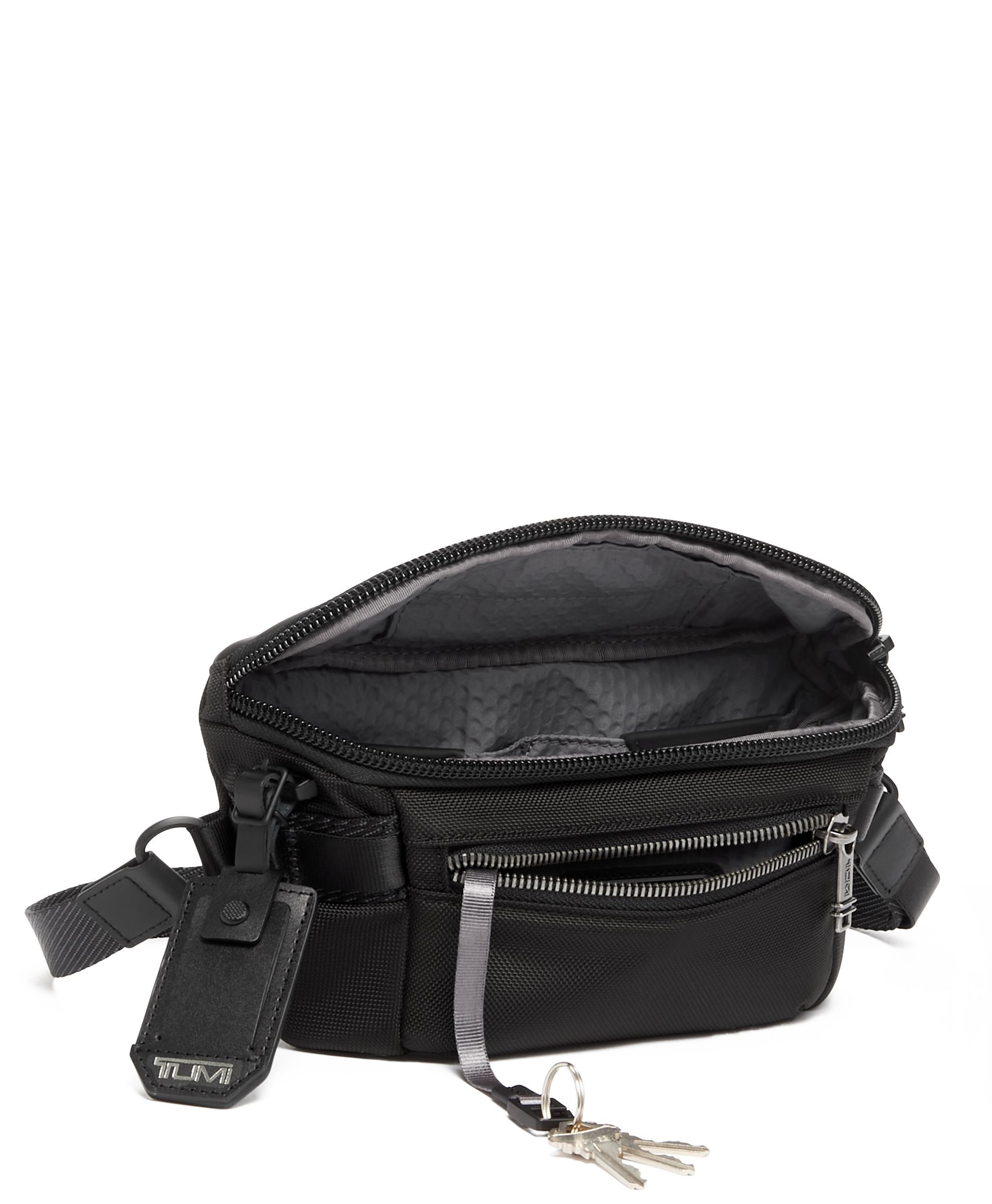Classified Waist Pack in Black | Alpha Bravo | TUMI Singapore