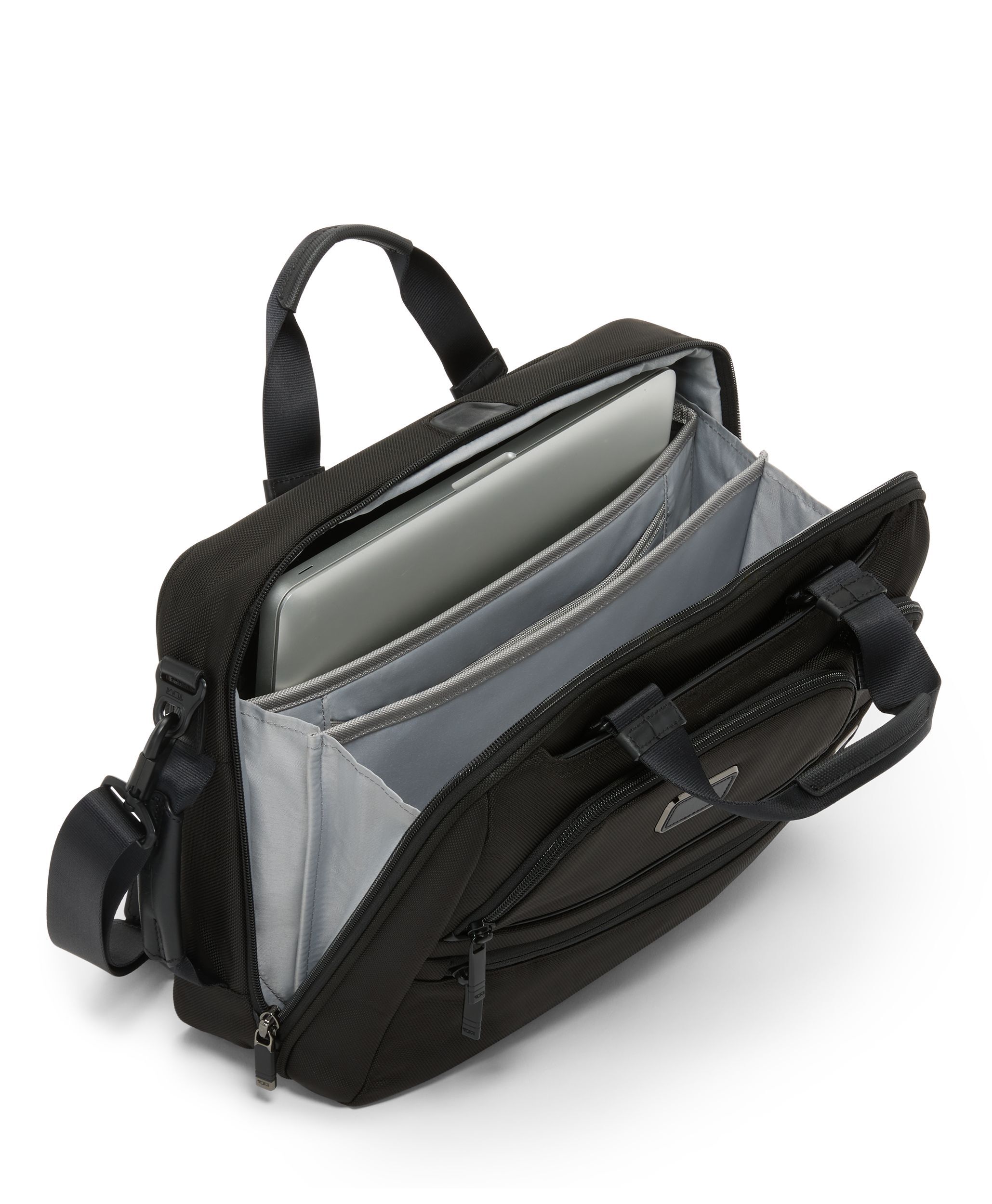 Three-Way Convertible Briefcase in Black | Tumi Alpha | TUMI Singapore